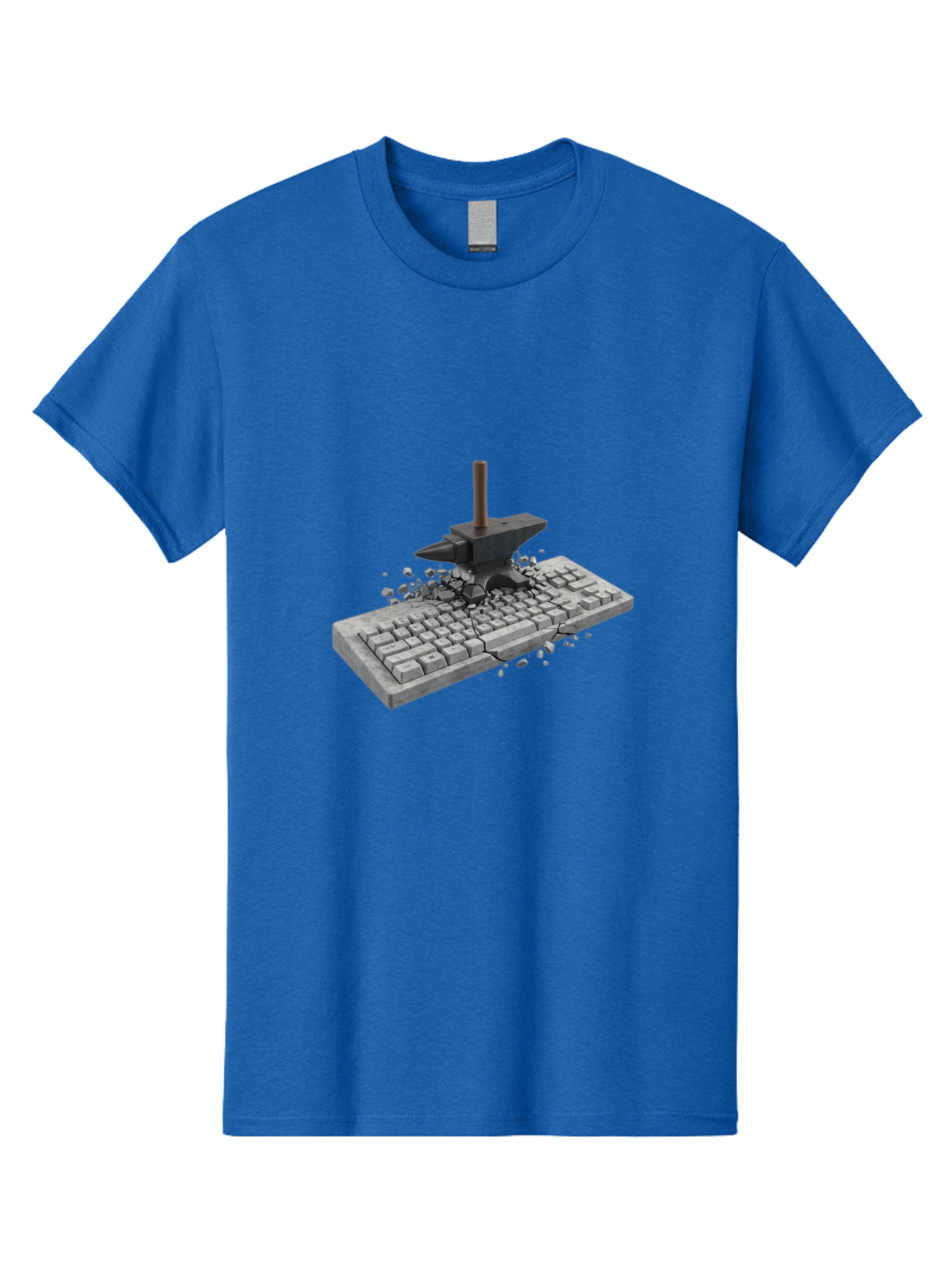 Anvil-Breaking-Keyboard Men'S Graphic Tee, 100% Cotton, Comfortable Casual Summer Wear, Machine Washable, Vintage Camera, Old Camera, Antique Camera, Black Camera, Classic Photography, Photography Equipment, Nostalgic Device, Film Camera, Baf685