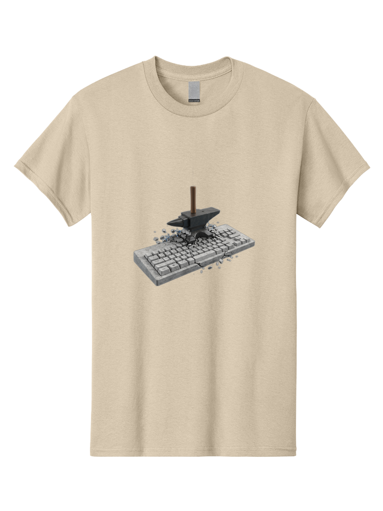 Anvil-Breaking-Keyboard Men'S Graphic Tee, 100% Cotton, Comfortable Casual Summer Wear, Machine Washable, Vintage Camera, Old Camera, Antique Camera, Black Camera, Classic Photography, Photography Equipment, Nostalgic Device, Film Camera, Baf685