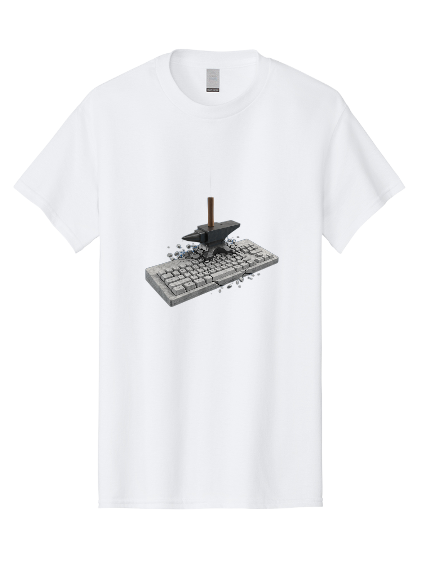 Anvil-Breaking-Keyboard Men'S Graphic Tee, 100% Cotton, Comfortable Casual Summer Wear, Machine Washable, Vintage Camera, Old Camera, Antique Camera, Black Camera, Classic Photography, Photography Equipment, Nostalgic Device, Film Camera, Baf685