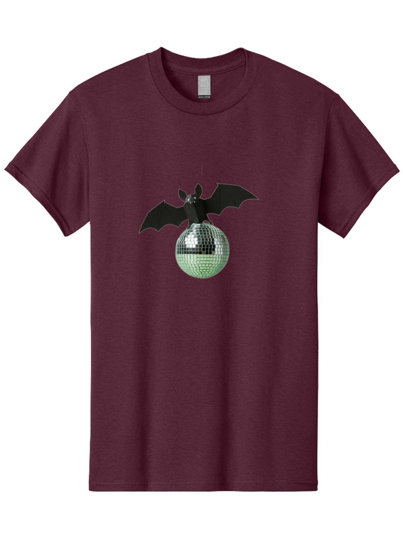 Bat-Disco-Ball-1 Men'S Graphic Tee, 100% Cotton, Comfortable Casual Summer Wear, Machine Washable, Vintage Camera, Old Camera, Antique Camera, Black Camera, Classic Photography, Photography Equipment, Nostalgic Device, Film Camera, Camera Art Baf687