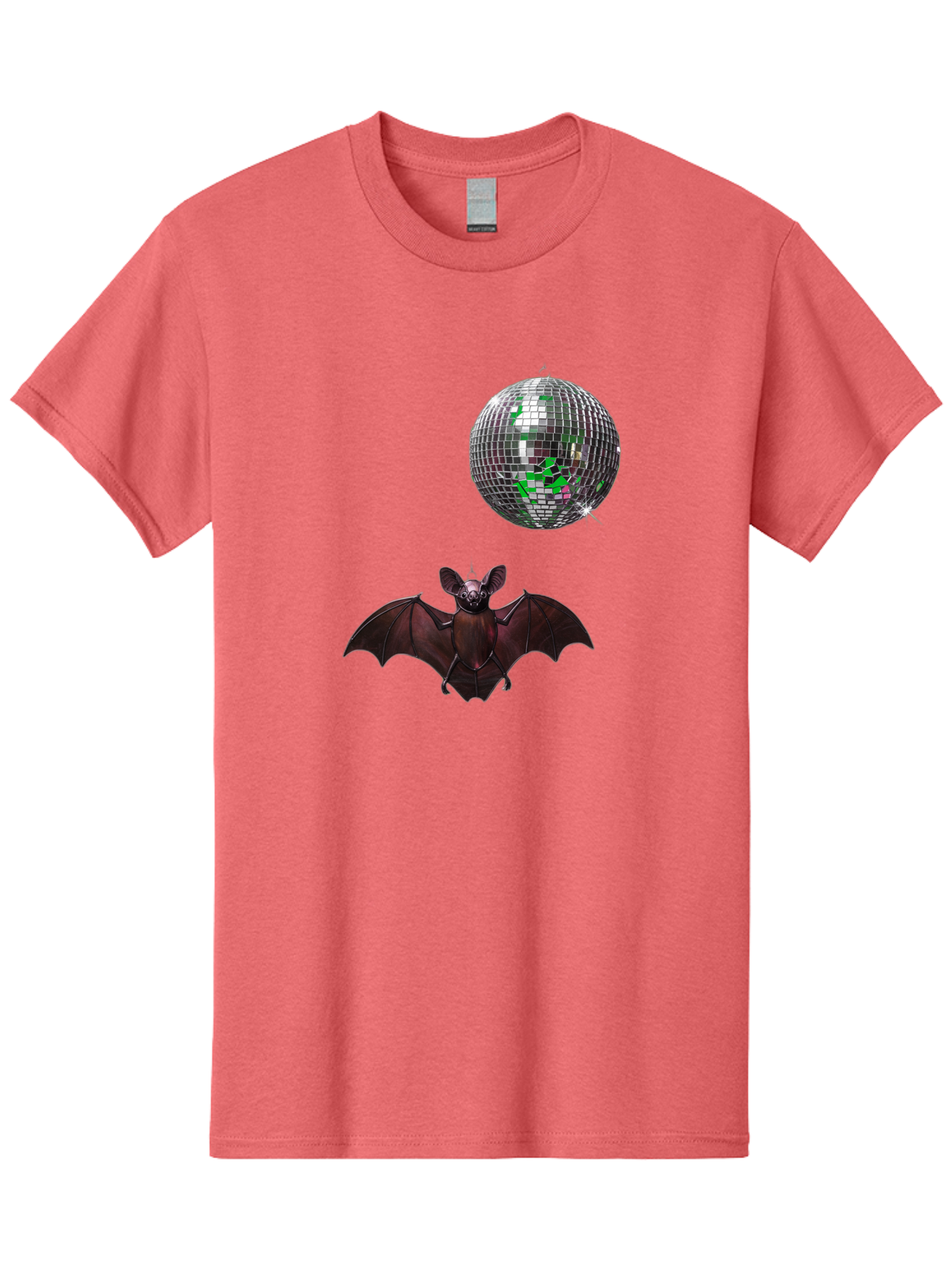 Bat-Disco-Ball Men'S Graphic Tee, 100% Cotton, Comfortable Casual Summer Wear, Machine Washable, Vintage Camera, Old Camera, Antique Camera, Black Camera, Classic Photography, Photography Equipment, Nostalgic Device, Film Camera, Camera Art Baf690