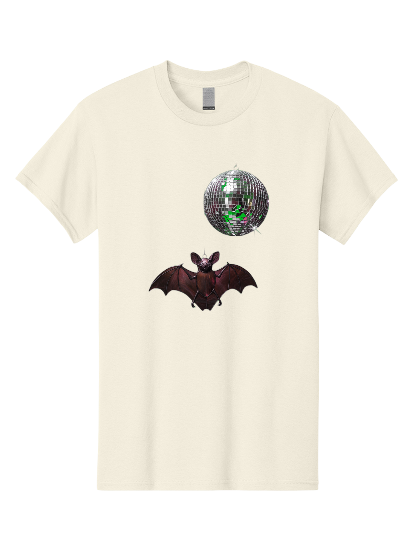 Bat-Disco-Ball Men'S Graphic Tee, 100% Cotton, Comfortable Casual Summer Wear, Machine Washable, Vintage Camera, Old Camera, Antique Camera, Black Camera, Classic Photography, Photography Equipment, Nostalgic Device, Film Camera, Camera Art Baf690