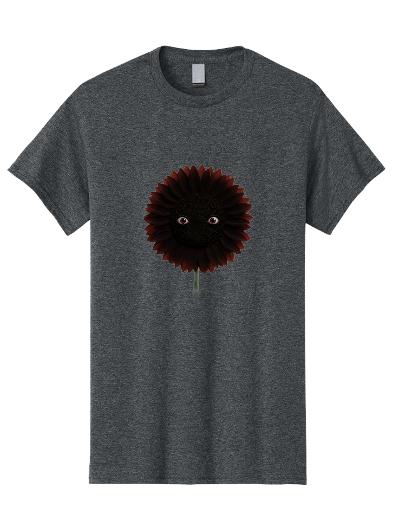 Black-Flower Men'S Graphic Tee, 100% Cotton, Comfortable Casual Summer Wear, Machine Washable, Vintage Camera, Old Camera, Antique Camera, Black Camera, Classic Photography, Photography Equipment, Nostalgic Device, Film Camera, Camera Art Baf697