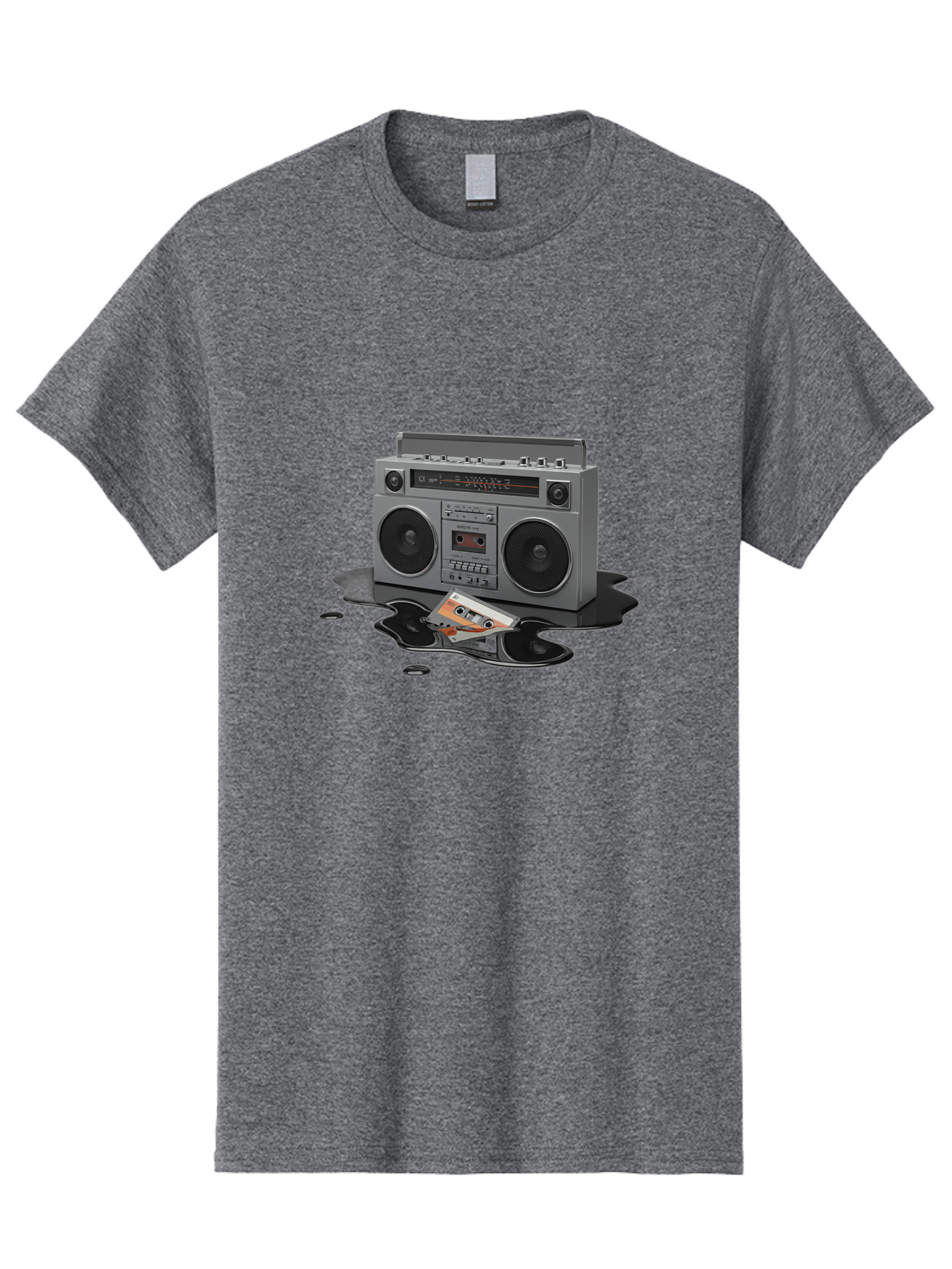 Boombox-2 Men'S Graphic Tee, 100% Cotton, Comfortable Casual Summer Wear, Machine Washable, Vintage Camera, Old Camera, Antique Camera, Black Camera, Classic Photography, Photography Equipment, Nostalgic Device, Film Camera, Camera Art Baf699