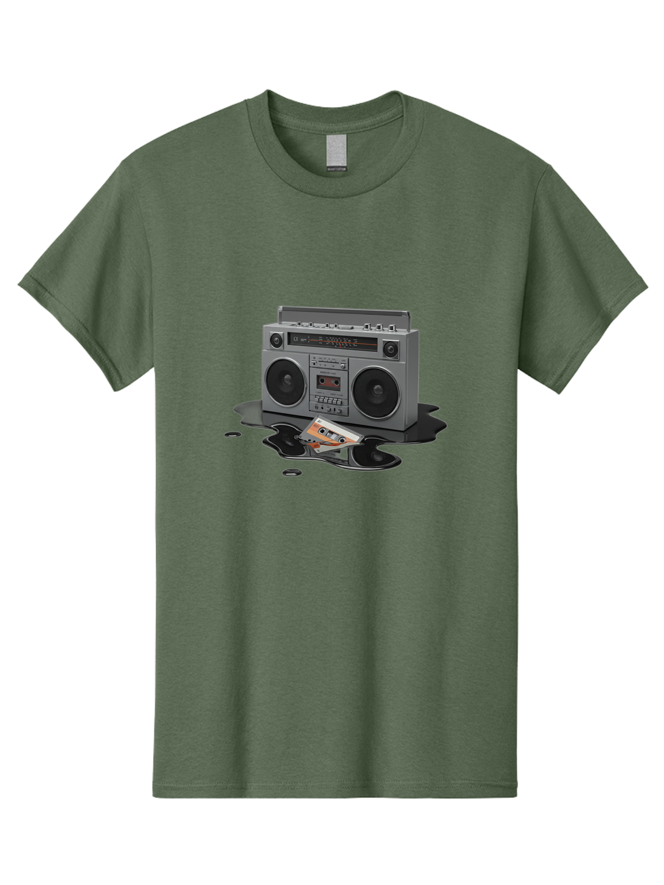 Boombox-2 Men'S Graphic Tee, 100% Cotton, Comfortable Casual Summer Wear, Machine Washable, Vintage Camera, Old Camera, Antique Camera, Black Camera, Classic Photography, Photography Equipment, Nostalgic Device, Film Camera, Camera Art Baf699