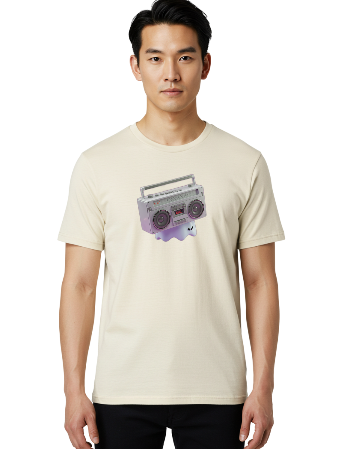 Boombox Men'S Graphic Tee, 100% Cotton, Comfortable Casual Summer Wear, Machine Washable, Vintage Camera, Old Camera, Antique Camera, Black Camera, Classic Photography, Photography Equipment, Nostalgic Device, Film Camera, Camera Art Baf704
