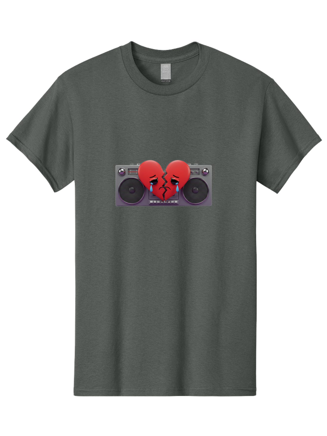 Broken-Heart-Boombox Men'S Graphic Tee, 100% Cotton, Comfortable Casual Summer Wear, Machine Washable, Vintage Camera, Old Camera, Antique Camera, Black Camera, Classic Photography, Photography Equipment, Nostalgic Device, Film Camera, Baf706