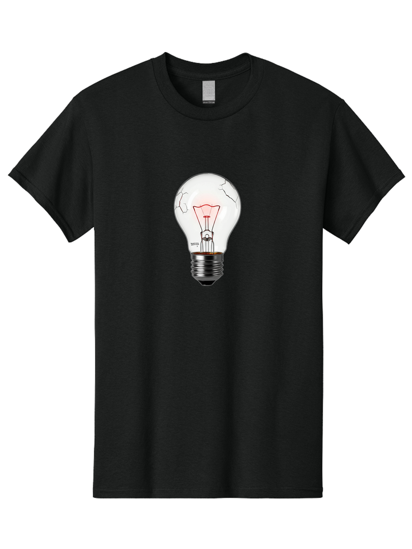 Broken-Light-Bulb-1 Men'S Graphic Tee, 100% Cotton, Comfortable Casual Summer Wear, Machine Washable, Vintage Camera, Old Camera, Antique Camera, Black Camera, Classic Photography, Photography Equipment, Nostalgic Device, Film Camera, Baf707