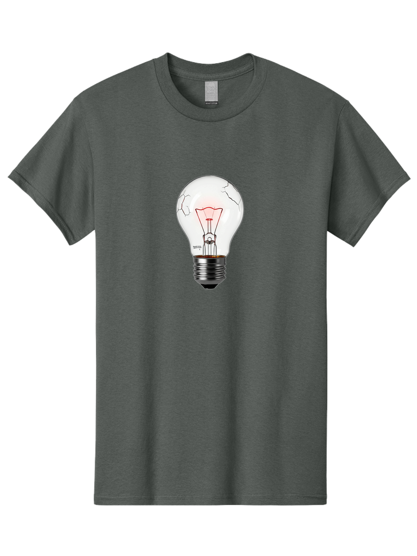 Broken-Light-Bulb-1 Men'S Graphic Tee, 100% Cotton, Comfortable Casual Summer Wear, Machine Washable, Vintage Camera, Old Camera, Antique Camera, Black Camera, Classic Photography, Photography Equipment, Nostalgic Device, Film Camera, Baf707