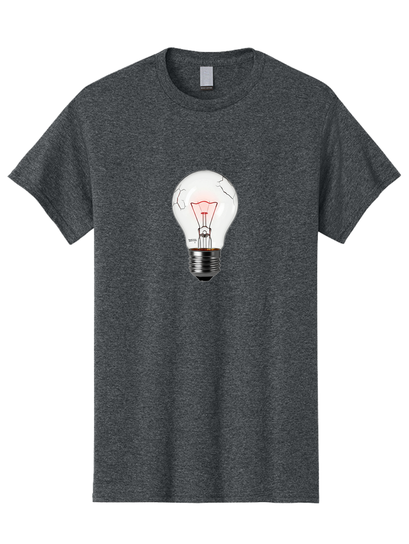 Broken-Light-Bulb-1 Men'S Graphic Tee, 100% Cotton, Comfortable Casual Summer Wear, Machine Washable, Vintage Camera, Old Camera, Antique Camera, Black Camera, Classic Photography, Photography Equipment, Nostalgic Device, Film Camera, Baf707