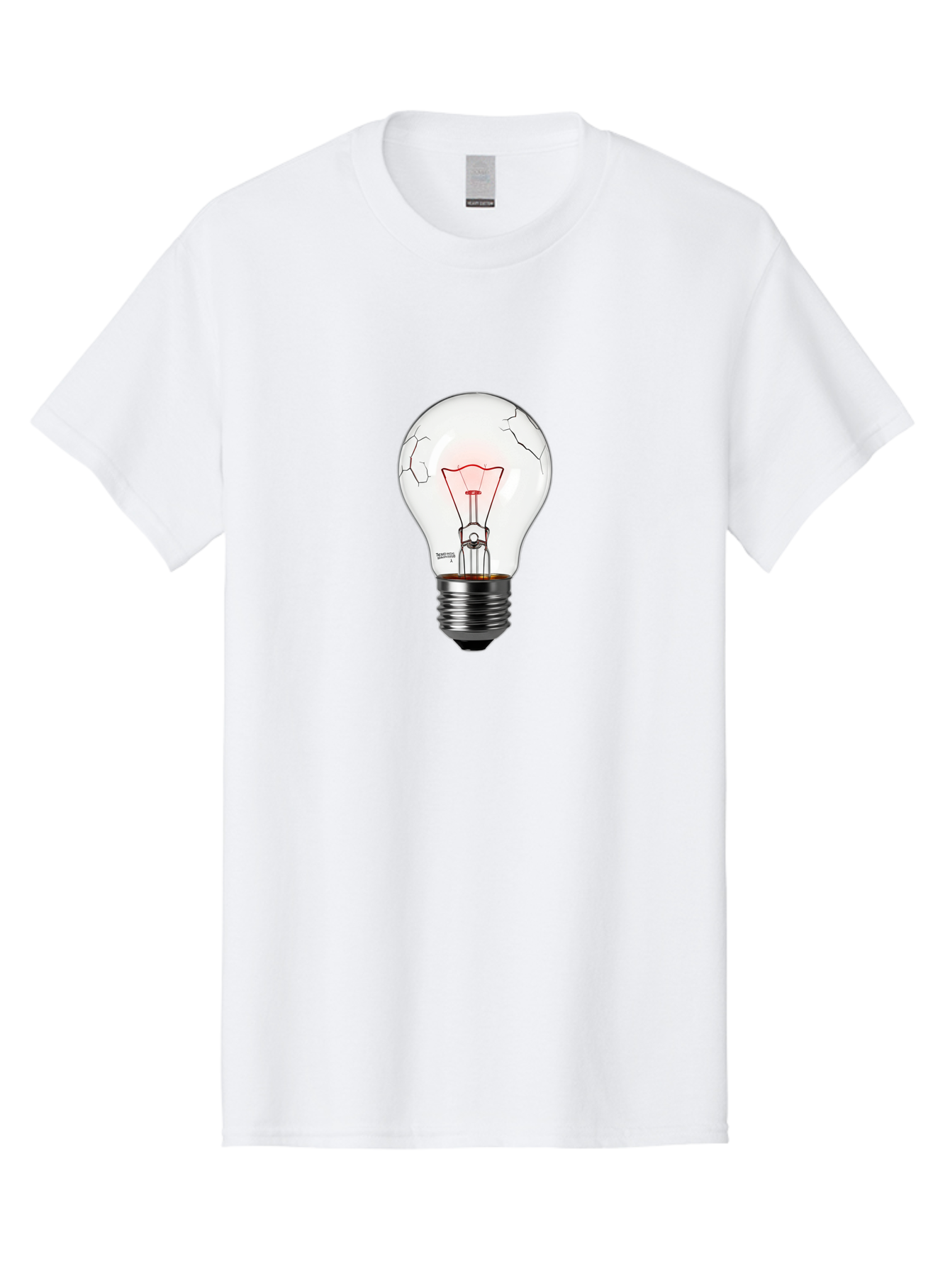 Broken-Light-Bulb-1 Men'S Graphic Tee, 100% Cotton, Comfortable Casual Summer Wear, Machine Washable, Vintage Camera, Old Camera, Antique Camera, Black Camera, Classic Photography, Photography Equipment, Nostalgic Device, Film Camera, Baf707