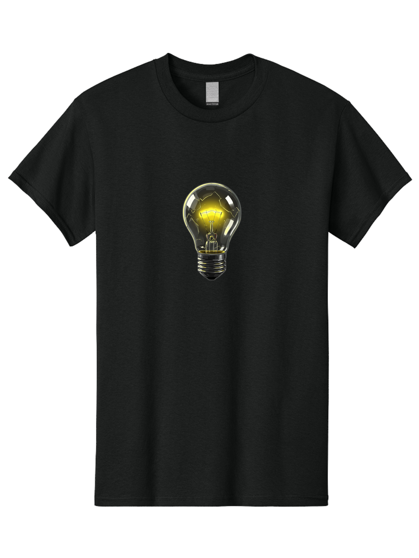 Broken-Light-Bulb-2 Men'S Graphic Tee, 100% Cotton, Comfortable Casual Summer Wear, Machine Washable, Vintage Camera, Old Camera, Antique Camera, Black Camera, Classic Photography, Photography Equipment, Nostalgic Device, Film Camera, Baf708