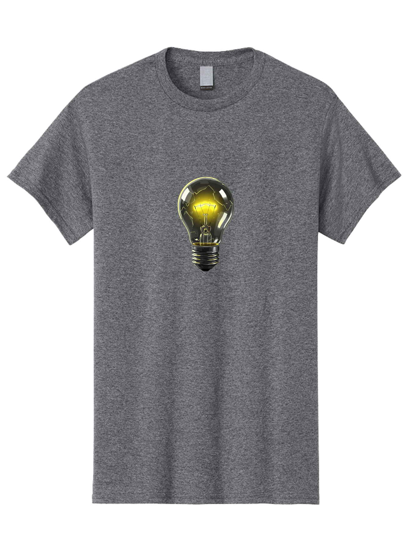Broken-Light-Bulb-2 Men'S Graphic Tee, 100% Cotton, Comfortable Casual Summer Wear, Machine Washable, Vintage Camera, Old Camera, Antique Camera, Black Camera, Classic Photography, Photography Equipment, Nostalgic Device, Film Camera, Baf708