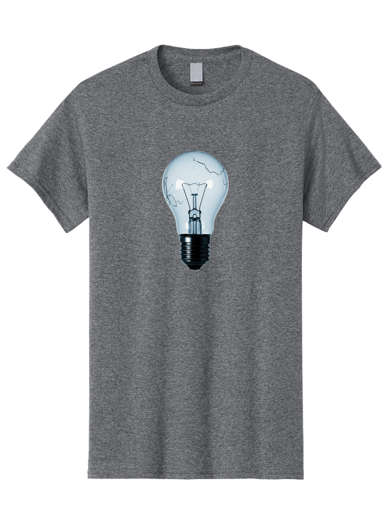 Broken-Light-Bulb-3 Men'S Graphic Tee, 100% Cotton, Comfortable Casual Summer Wear, Machine Washable, Vintage Camera, Old Camera, Antique Camera, Black Camera, Classic Photography, Photography Equipment, Nostalgic Device, Film Camera, Baf709