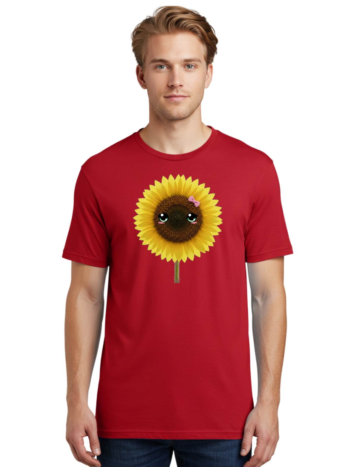 Cartoon-Sunflower Men'S Graphic Tee, 100% Cotton, Comfortable Casual Summer Wear, Machine Washable, Vintage Camera, Old Camera, Antique Camera, Black Camera, Classic Photography, Photography Equipment, Nostalgic Device, Film Camera, Camera Art Baf711