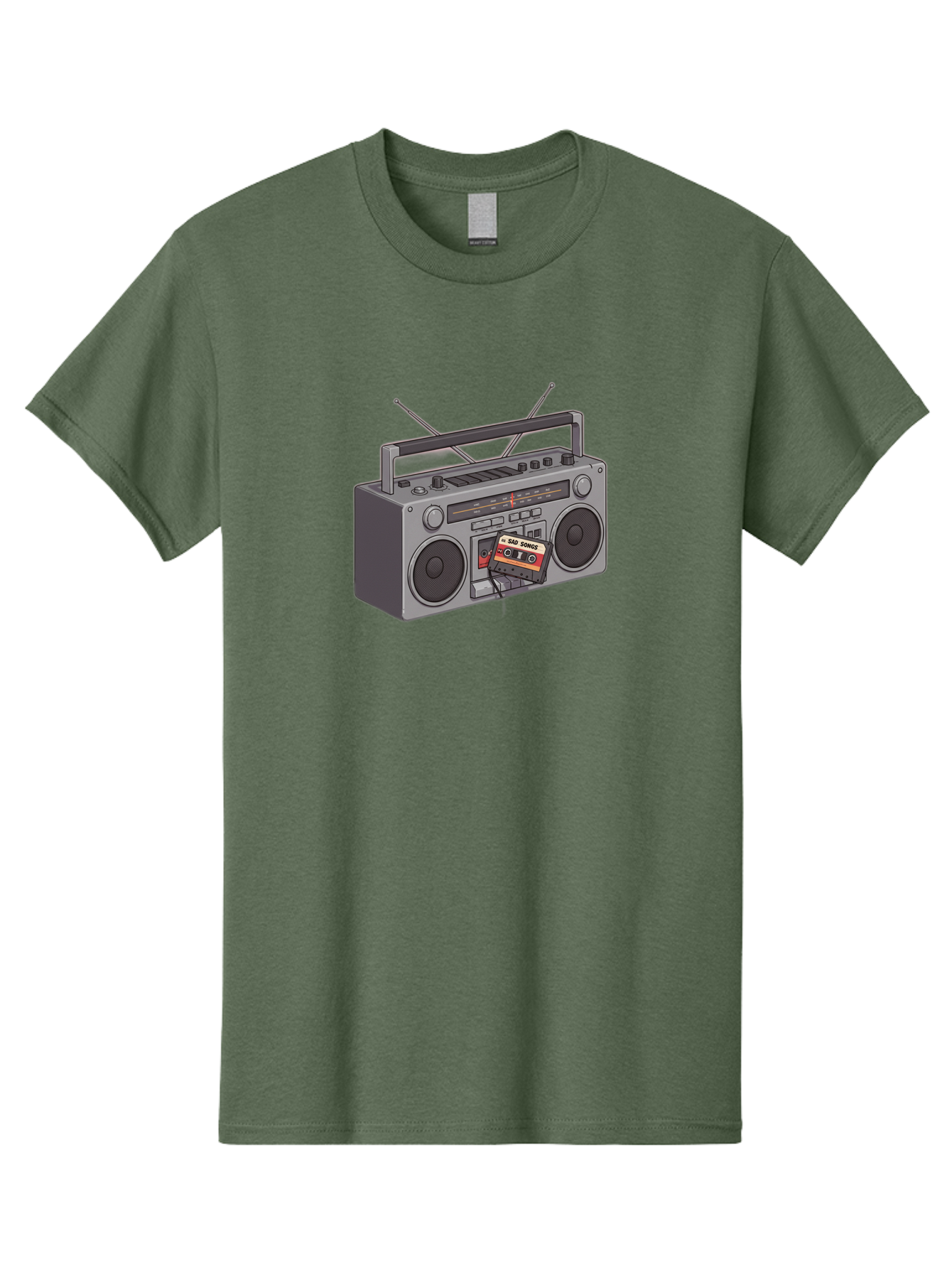Cassette-Boombox Men'S Graphic Tee, 100% Cotton, Comfortable Casual Summer Wear, Machine Washable, Vintage Camera, Old Camera, Antique Camera, Black Camera, Classic Photography, Photography Equipment, Nostalgic Device, Film Camera, Camera Art Baf712