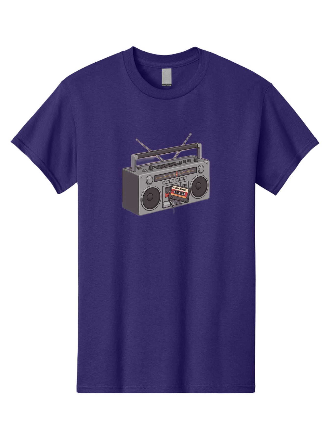 Cassette-Boombox Men'S Graphic Tee, 100% Cotton, Comfortable Casual Summer Wear, Machine Washable, Vintage Camera, Old Camera, Antique Camera, Black Camera, Classic Photography, Photography Equipment, Nostalgic Device, Film Camera, Camera Art Baf712