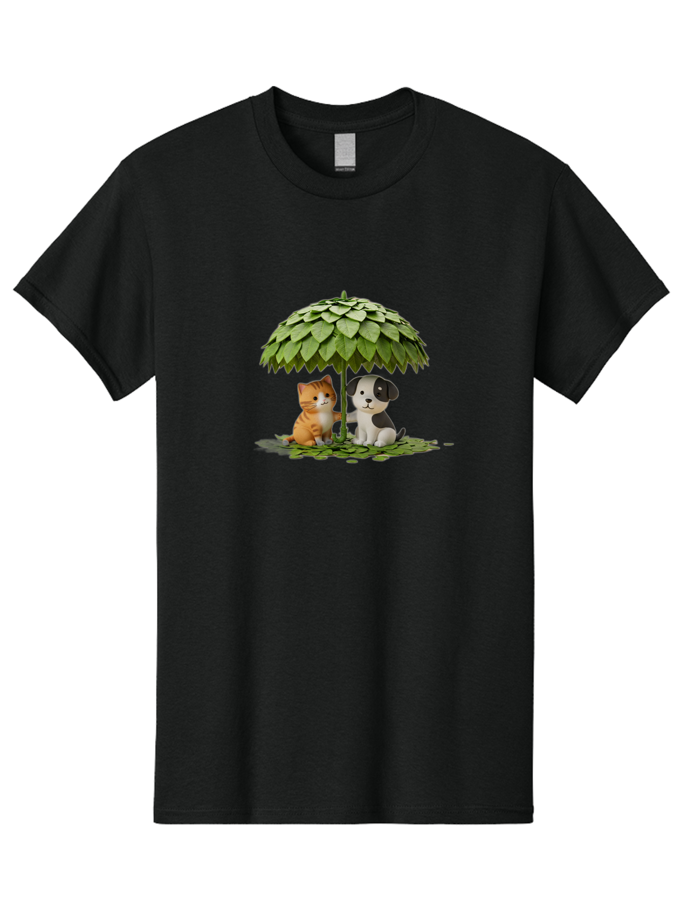 Cat-And-Dog-Under-Parasol Men'S Graphic Tee, 100% Cotton, Comfortable Casual Summer Wear, Machine Washable, Vintage Camera, Old Camera, Antique Camera, Black Camera, Classic Photography, Photography Equipment, Nostalgic Device, Film Camera, Baf713