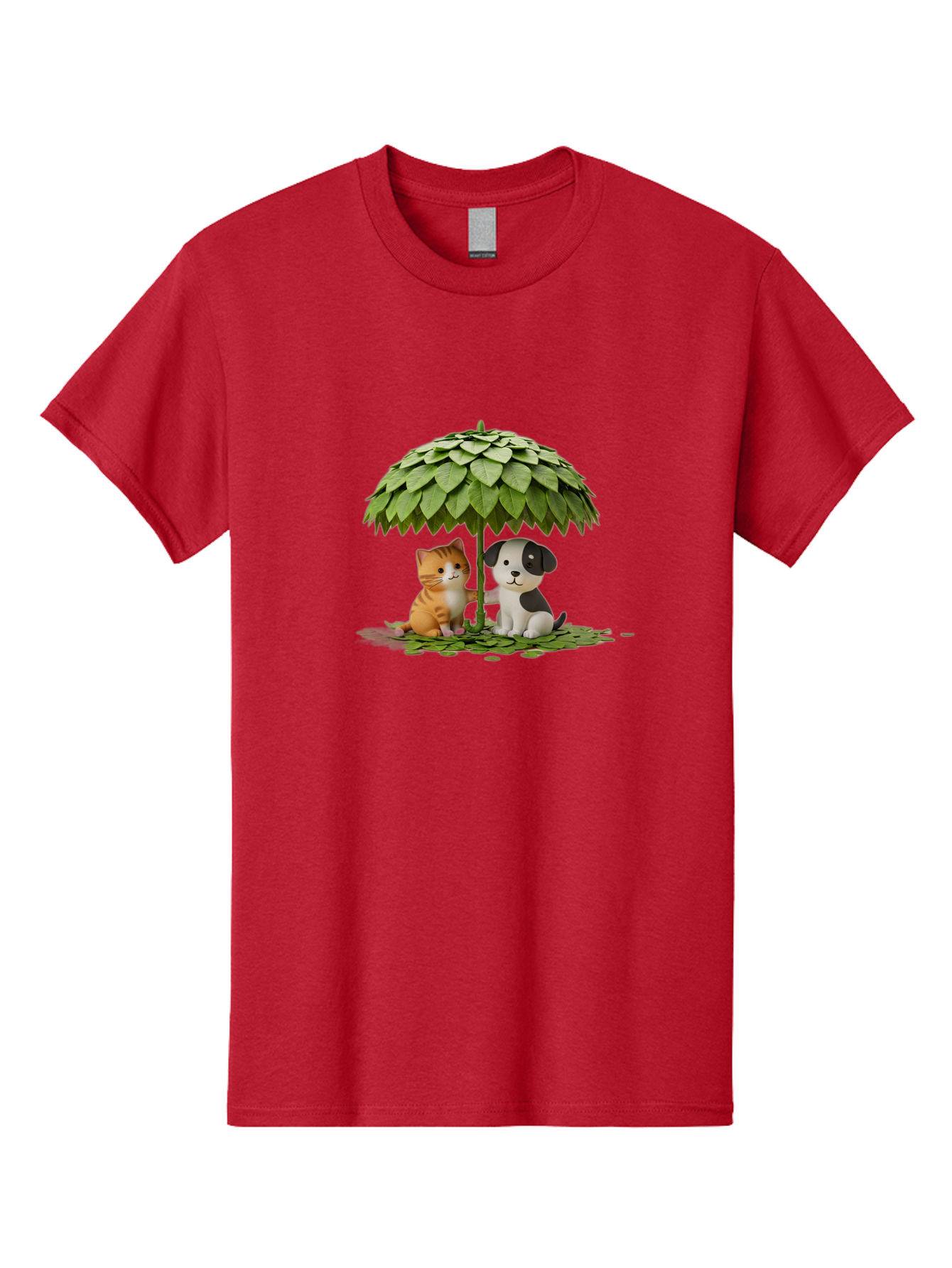 Cat-And-Dog-Under-Parasol Men'S Graphic Tee, 100% Cotton, Comfortable Casual Summer Wear, Machine Washable, Vintage Camera, Old Camera, Antique Camera, Black Camera, Classic Photography, Photography Equipment, Nostalgic Device, Film Camera, Baf713