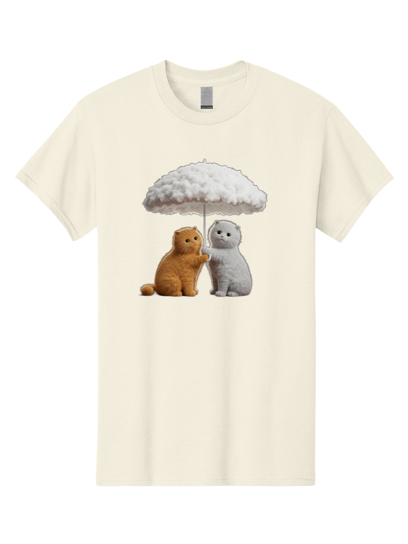 Cats-Under-Cloudy-Umbrella Men'S Graphic Tee, 100% Cotton, Comfortable Casual Summer Wear, Machine Washable, Vintage Camera, Old Camera, Antique Camera, Black Camera, Classic Photography, Photography Equipment, Nostalgic Device, Film Camera, Baf725
