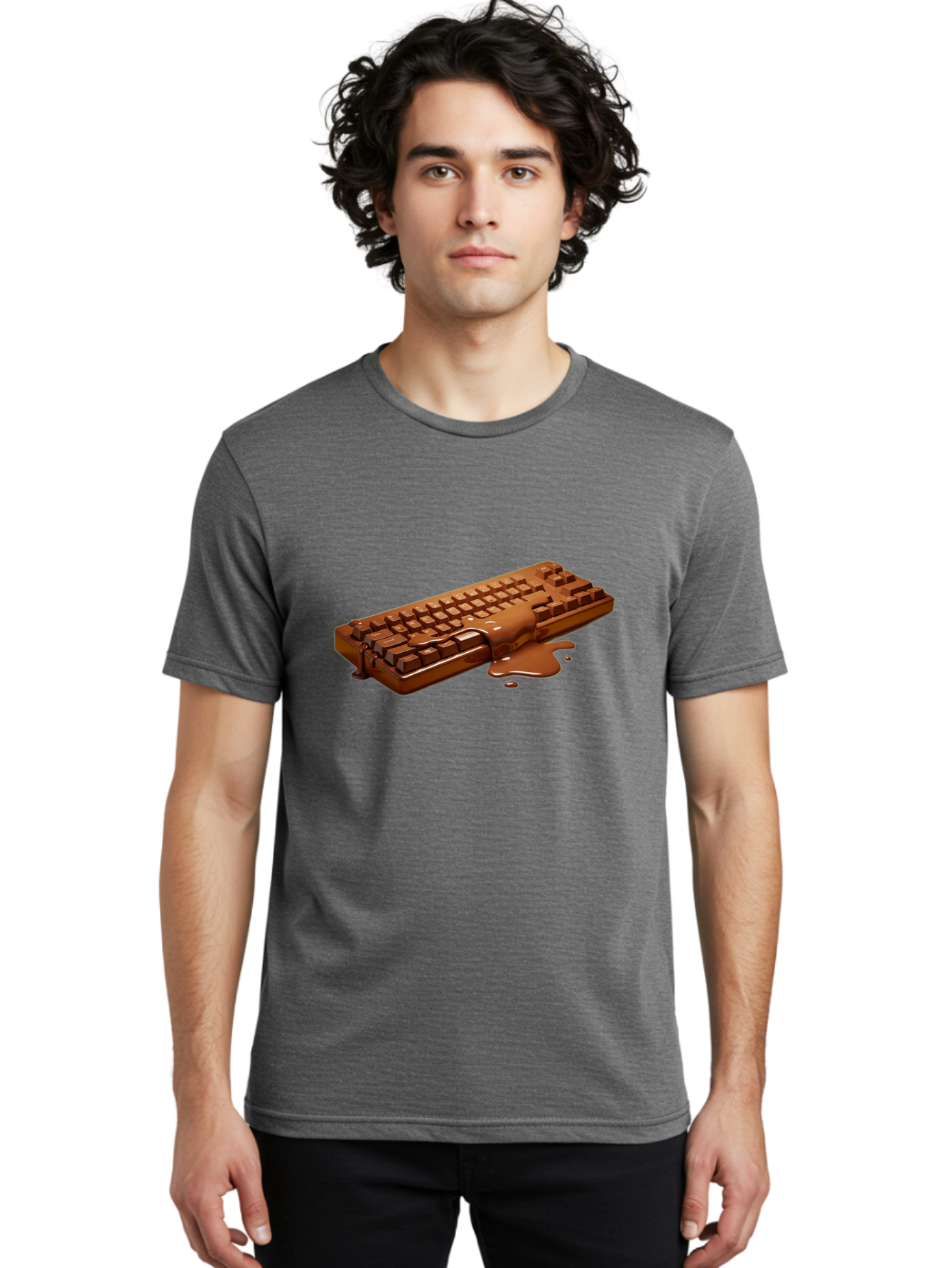 Chocolate-Bar Men'S Graphic Tee, 100% Cotton, Comfortable Casual Summer Wear, Machine Washable, Vintage Camera, Old Camera, Antique Camera, Black Camera, Classic Photography, Photography Equipment, Nostalgic Device, Film Camera, Camera Art Baf726