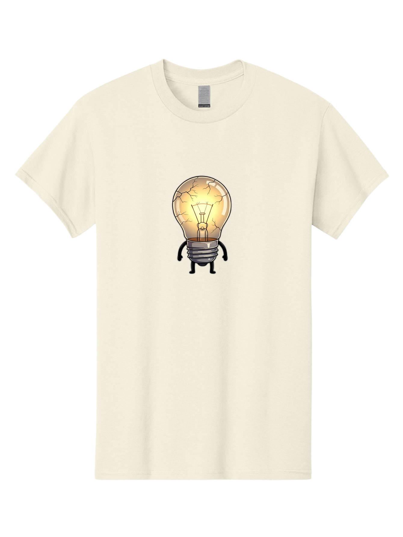 Cracked-Light-Bulb-10 Men'S Graphic Tee, 100% Cotton, Comfortable Casual Summer Wear, Machine Washable, Vintage Camera, Old Camera, Antique Camera, Black Camera, Classic Photography, Photography Equipment, Nostalgic Device, Film Camera, Baf732