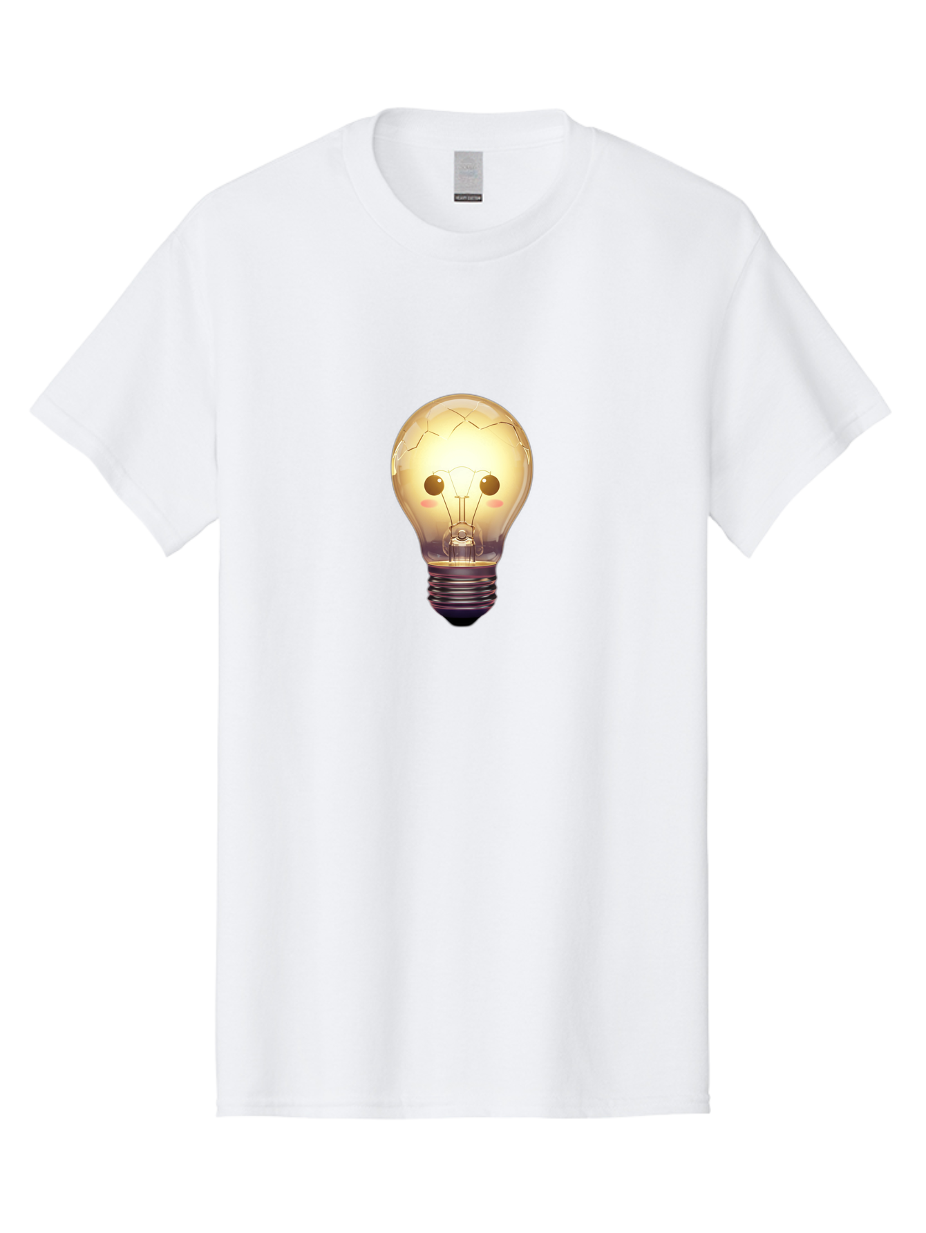 Cracked-Light-Bulb-5 Men'S Graphic Tee, 100% Cotton, Comfortable Casual Summer Wear, Machine Washable, Vintage Camera, Old Camera, Antique Camera, Black Camera, Classic Photography, Photography Equipment, Nostalgic Device, Film Camera, Baf745