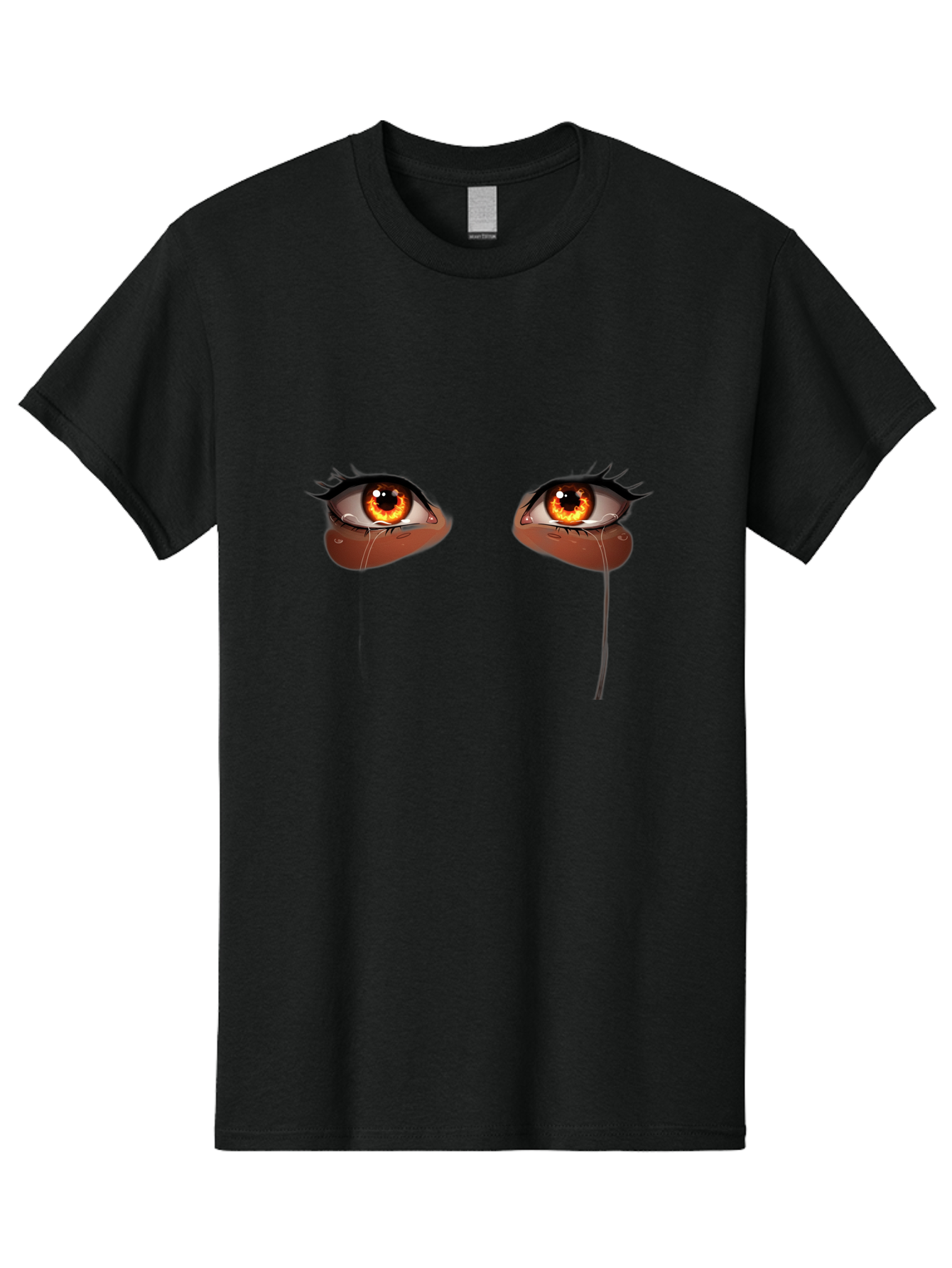 Crying-Eyes-10 Men'S Graphic Tee, 100% Cotton, Comfortable Casual Summer Wear, Machine Washable, Vintage Camera, Old Camera, Antique Camera, Black Camera, Classic Photography, Photography Equipment, Nostalgic Device, Film Camera, Camera Art Baf755