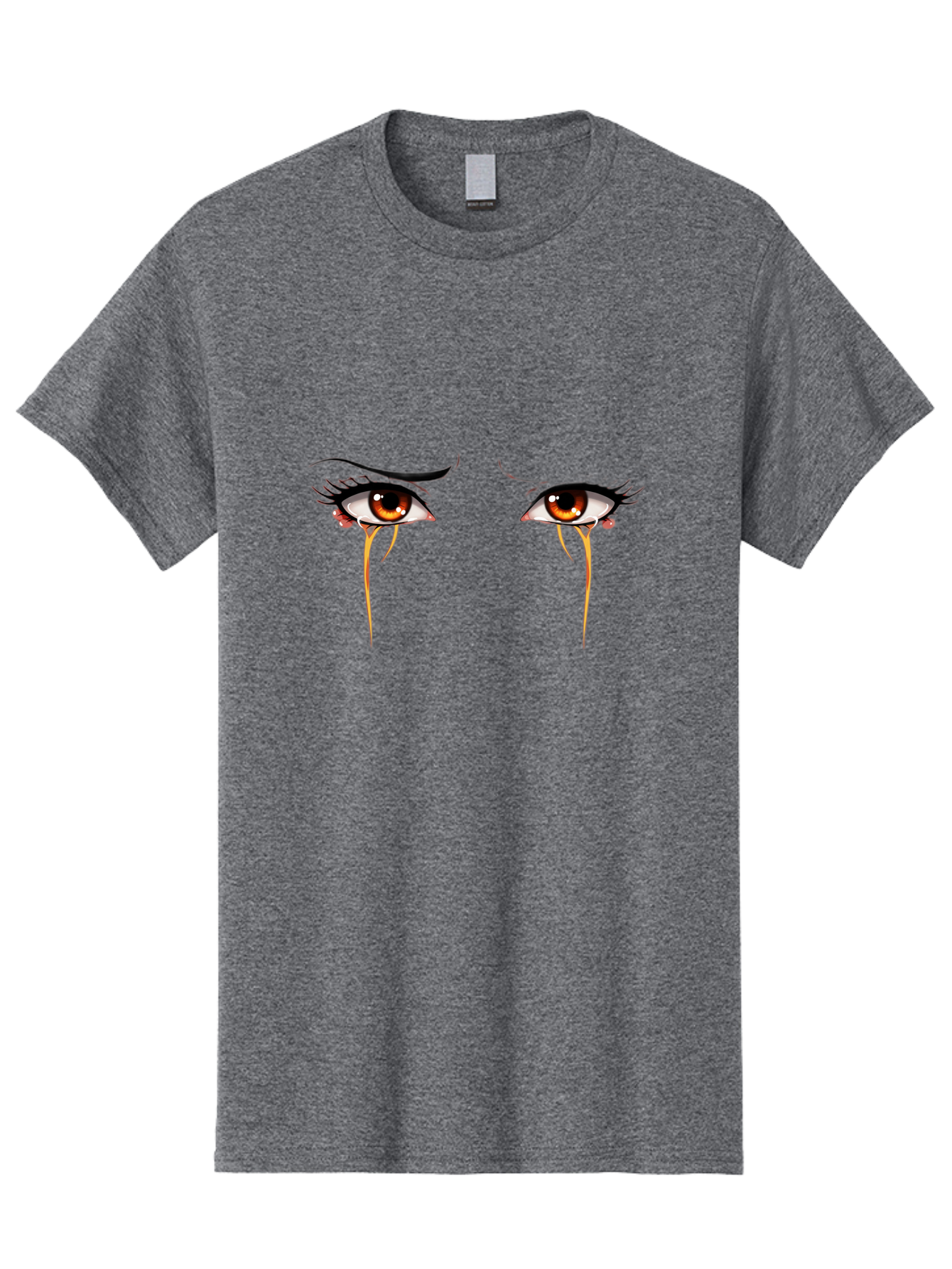 Crying-Eyes-3 Men'S Graphic Tee, 100% Cotton, Comfortable Casual Summer Wear, Machine Washable, Vintage Camera, Old Camera, Antique Camera, Black Camera, Classic Photography, Photography Equipment, Nostalgic Device, Film Camera, Camera Art Baf758