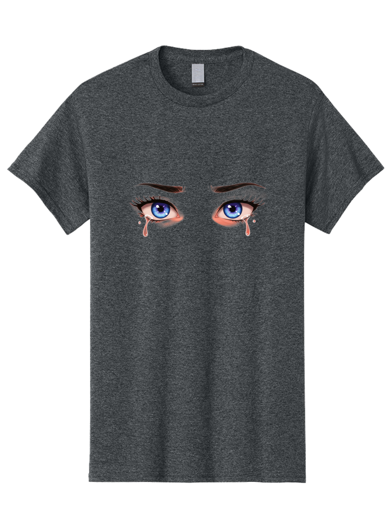 Crying-Eyes-7 Men'S Graphic Tee, 100% Cotton, Comfortable Casual Summer Wear, Machine Washable, Vintage Camera, Old Camera, Antique Camera, Black Camera, Classic Photography, Photography Equipment, Nostalgic Device, Film Camera, Camera Art Baf762