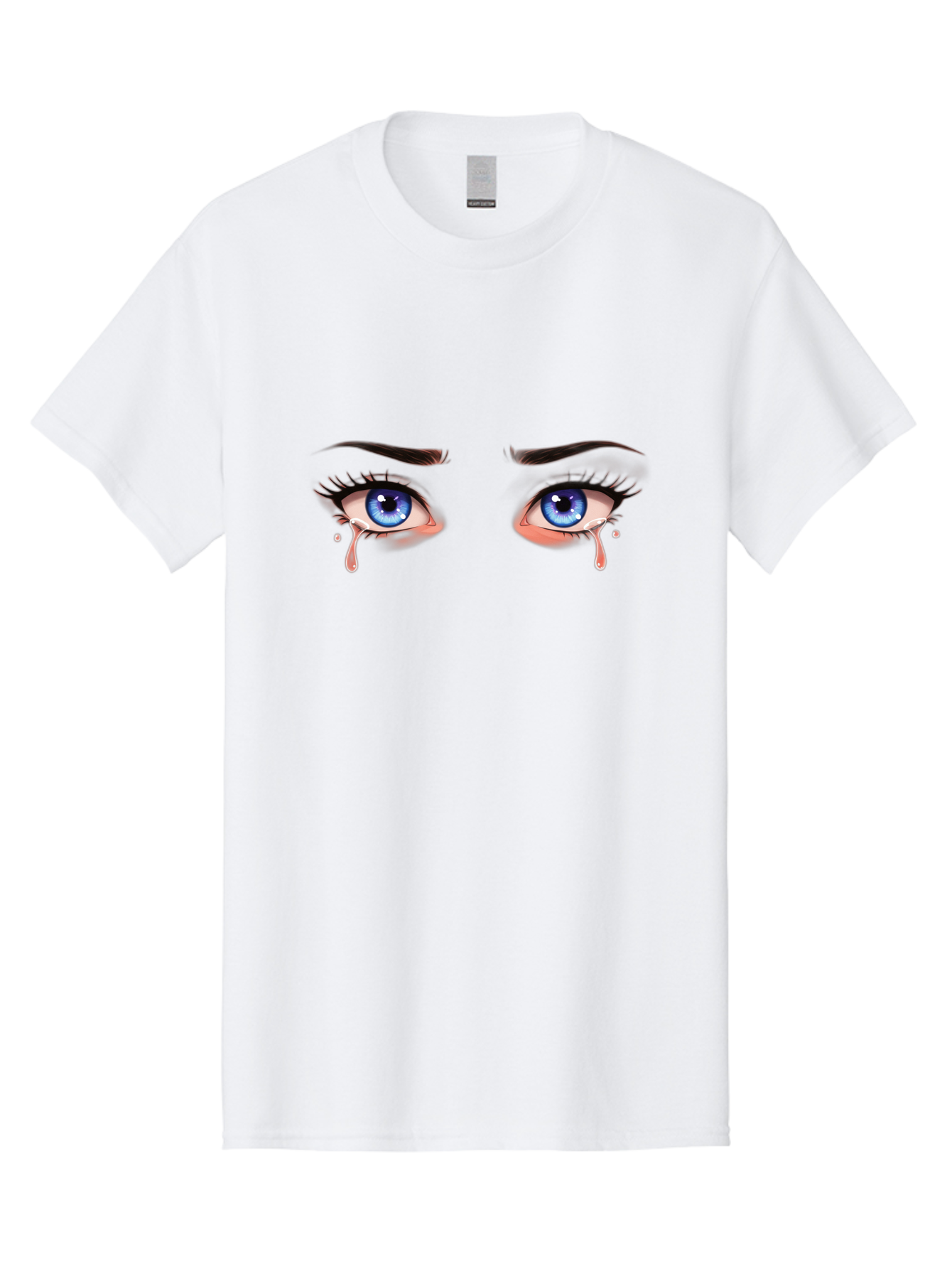 Crying-Eyes-7 Men'S Graphic Tee, 100% Cotton, Comfortable Casual Summer Wear, Machine Washable, Vintage Camera, Old Camera, Antique Camera, Black Camera, Classic Photography, Photography Equipment, Nostalgic Device, Film Camera, Camera Art Baf762