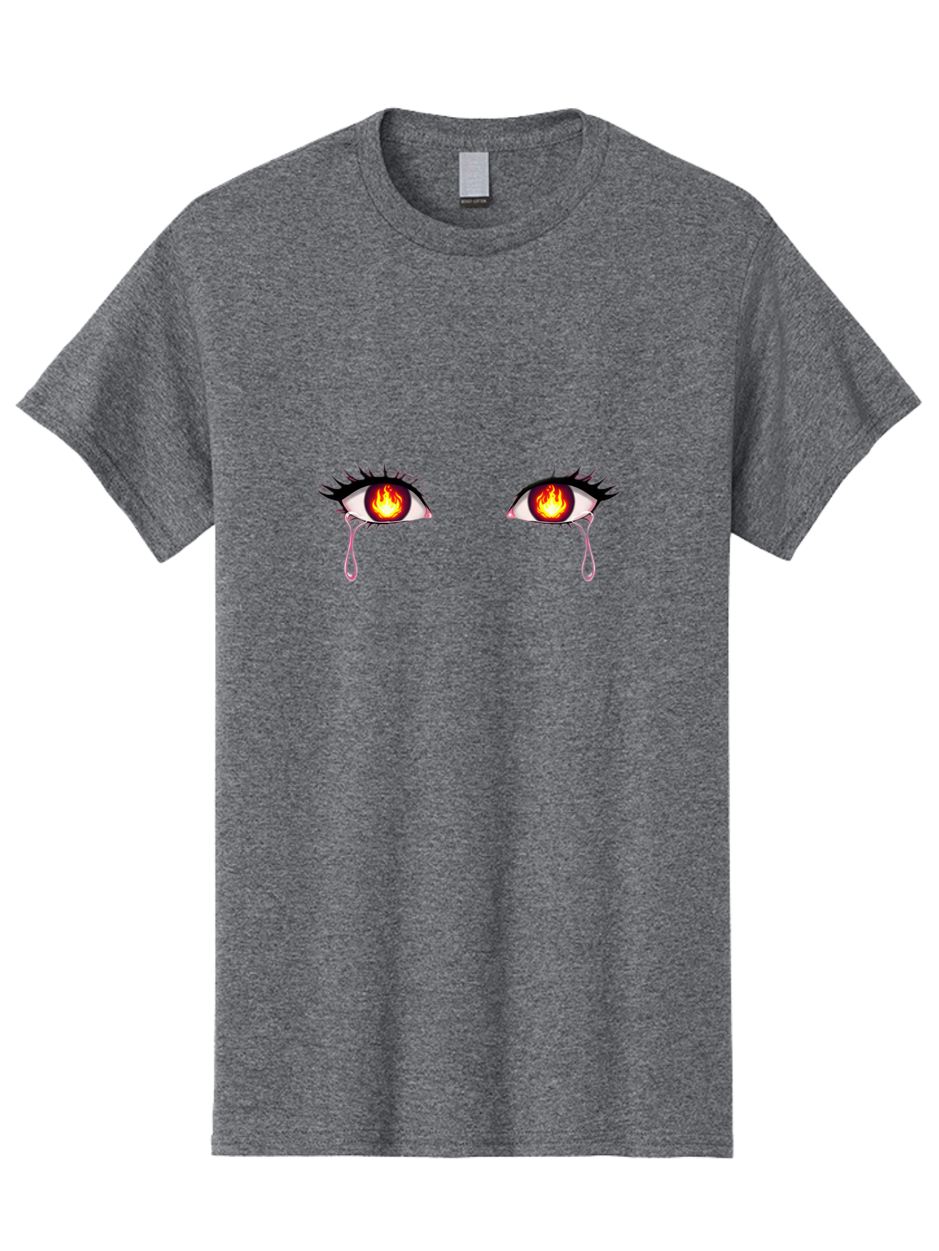 Crying-Eyes-With-Fiery-Iris Men'S Graphic Tee, 100% Cotton, Comfortable Casual Summer Wear, Machine Washable, Vintage Camera, Old Camera, Antique Camera, Black Camera, Classic Photography, Photography Equipment, Nostalgic Device, Film Camera, Baf765
