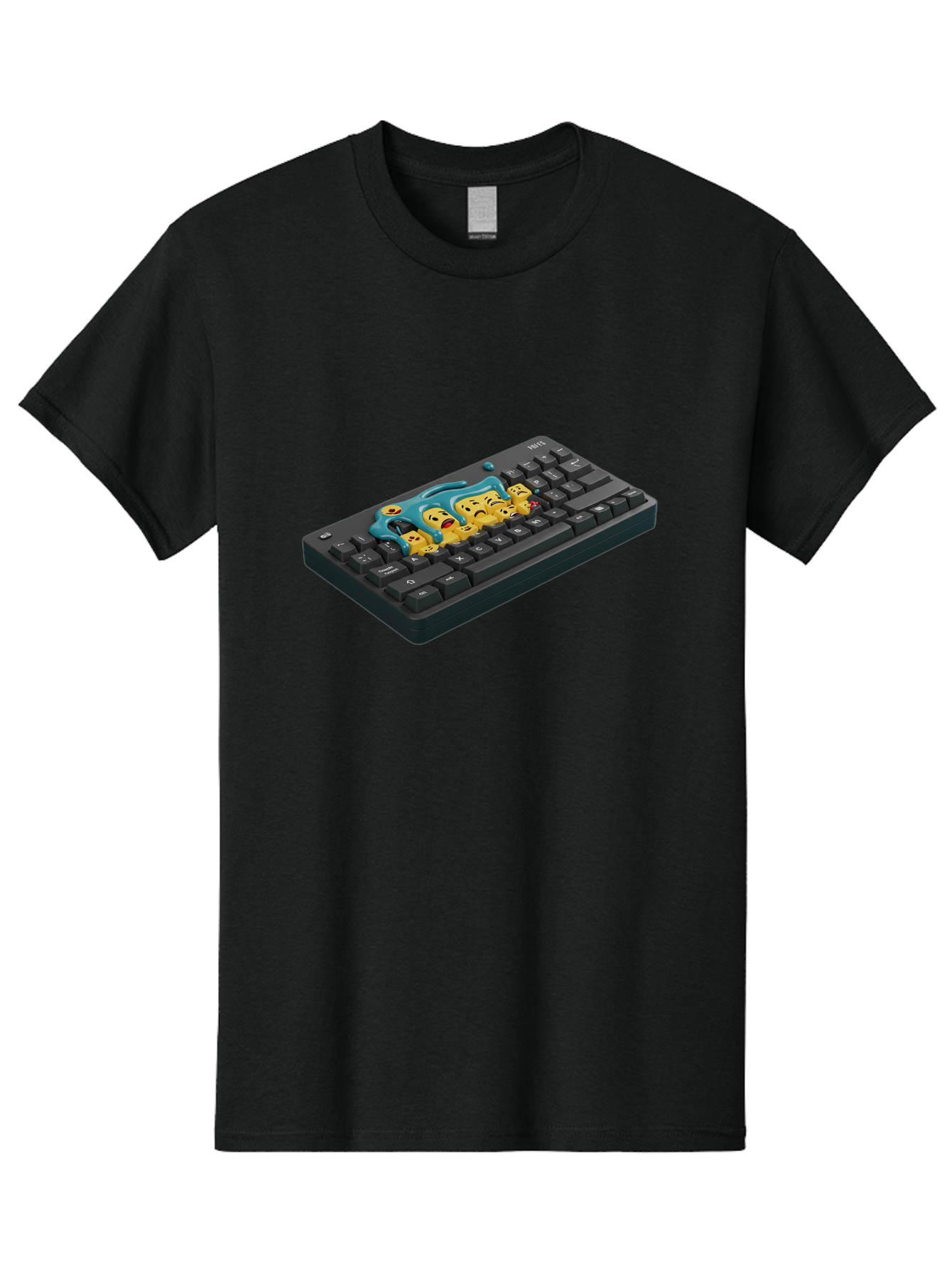 Crying-Laughing-Emojis-On-Keyboard Men'S Graphic Tee, 100% Cotton, Comfortable Casual Summer Wear, Machine Washable, Vintage Camera, Old Camera, Antique Camera, Black Camera, Classic Photography, Photography Equipment, Nostalgic Device, Baf771