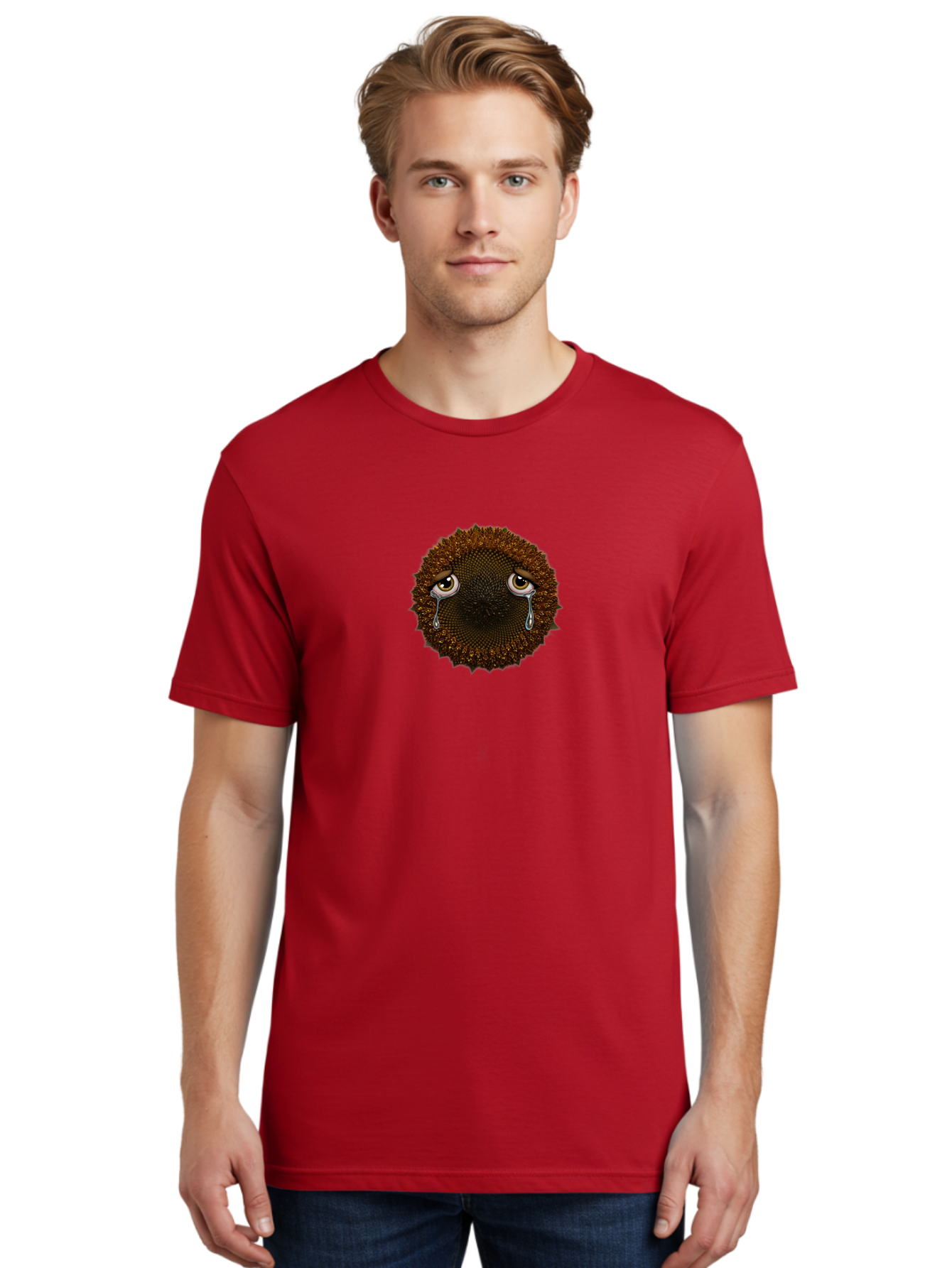 Crying-Sunflower Men'S Graphic Tee, 100% Cotton, Comfortable Casual Summer Wear, Machine Washable, Vintage Camera, Old Camera, Antique Camera, Black Camera, Classic Photography, Photography Equipment, Nostalgic Device, Film Camera, Camera Art Baf773