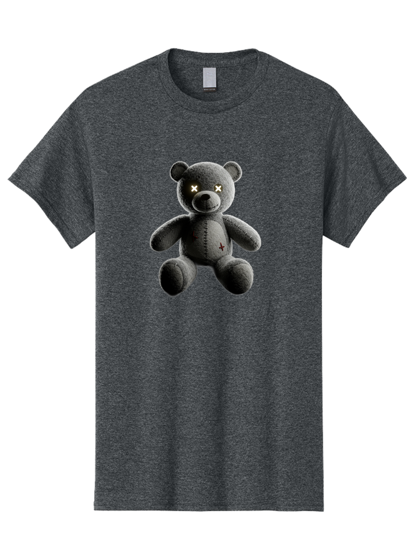 Cursed-Black-Teddy-Bear Men'S Graphic Tee, 100% Cotton, Comfortable Casual Summer Wear, Machine Washable, Vintage Camera, Old Camera, Antique Camera, Black Camera, Classic Photography, Photography Equipment, Nostalgic Device, Film Camera, Baf774