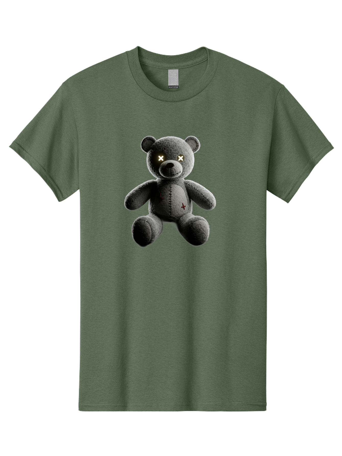 Cursed-Black-Teddy-Bear Men'S Graphic Tee, 100% Cotton, Comfortable Casual Summer Wear, Machine Washable, Vintage Camera, Old Camera, Antique Camera, Black Camera, Classic Photography, Photography Equipment, Nostalgic Device, Film Camera, Baf774