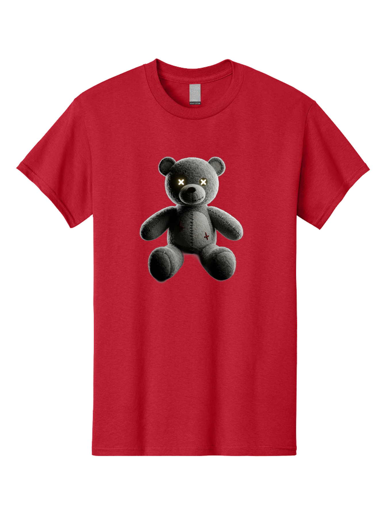Cursed-Black-Teddy-Bear Men'S Graphic Tee, 100% Cotton, Comfortable Casual Summer Wear, Machine Washable, Vintage Camera, Old Camera, Antique Camera, Black Camera, Classic Photography, Photography Equipment, Nostalgic Device, Film Camera, Baf774