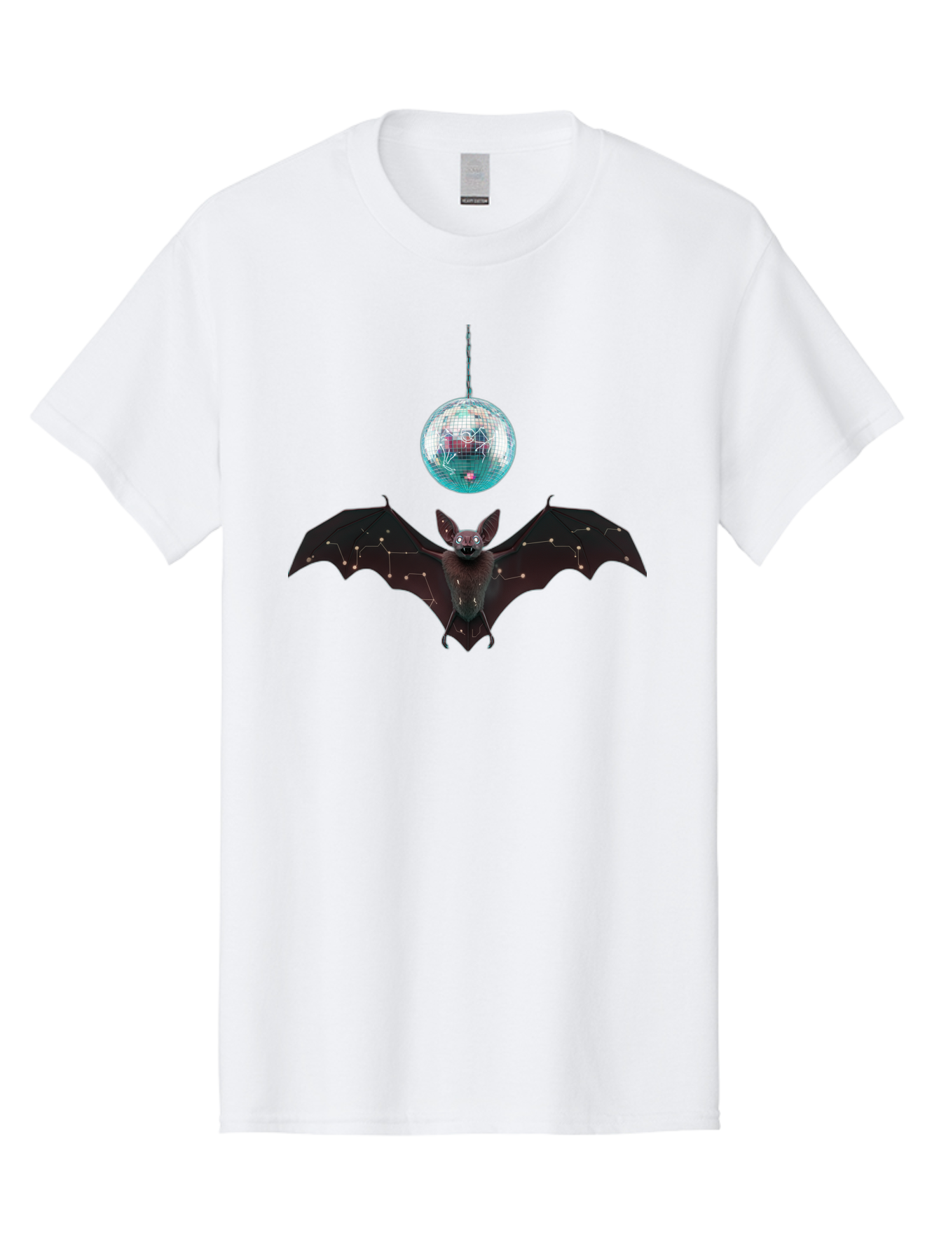 Disco-Bat-4 Men'S Graphic Tee, 100% Cotton, Comfortable Casual Summer Wear, Machine Washable, Vintage Camera, Old Camera, Antique Camera, Black Camera, Classic Photography, Photography Equipment, Nostalgic Device, Film Camera, Camera Art Baf790