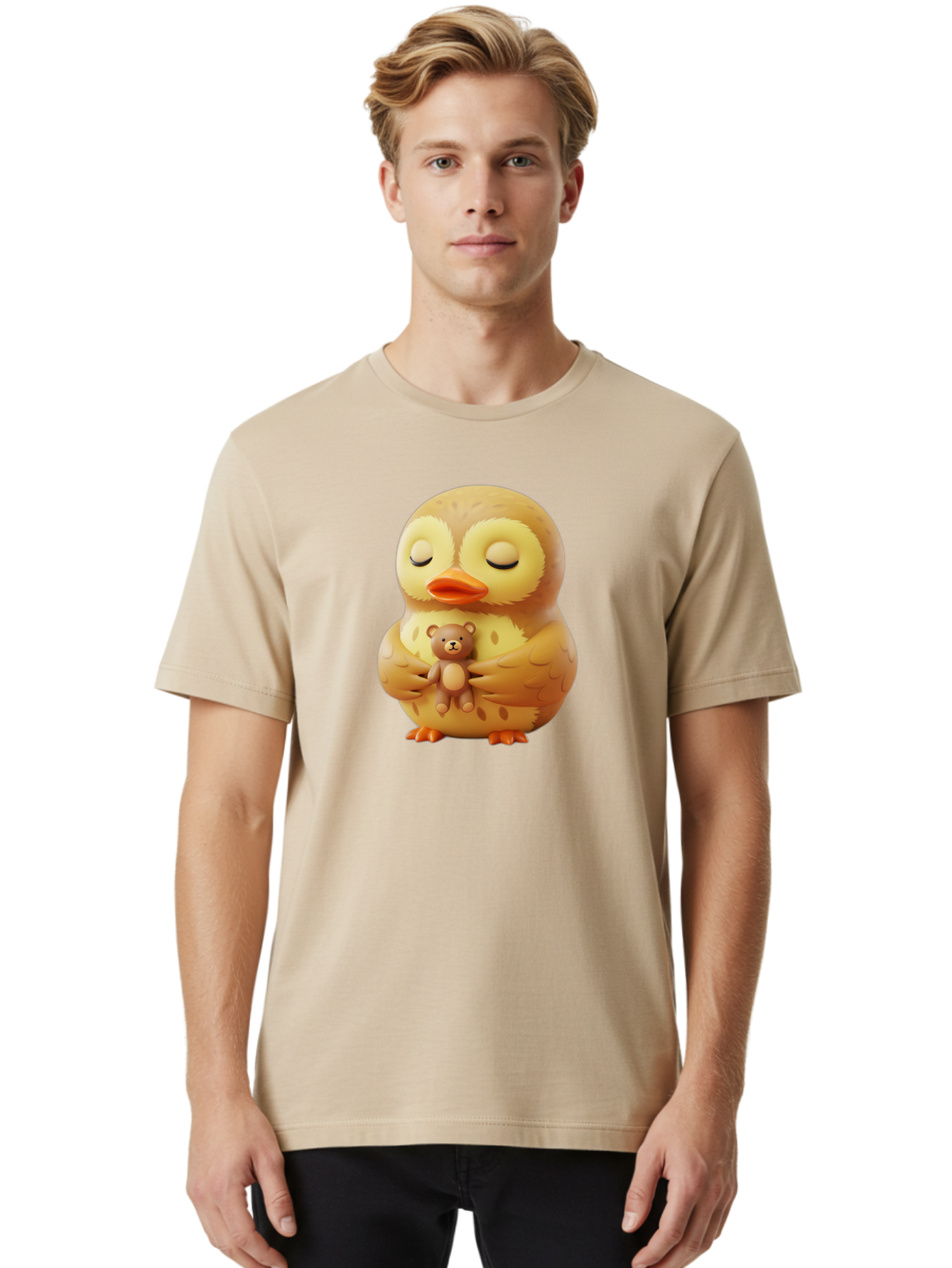 Duckling-And-Teddy Men'S Graphic Tee, 100% Cotton, Comfortable Casual Summer Wear, Machine Washable, Vintage Camera, Old Camera, Antique Camera, Black Camera, Classic Photography, Photography Equipment, Nostalgic Device, Film Camera, Baf800