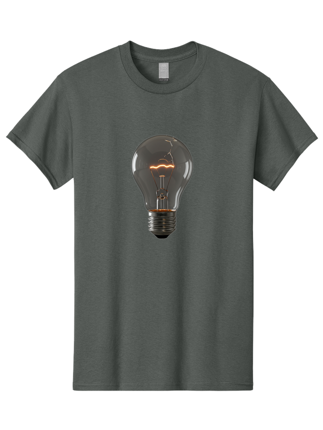 Edison-Bulb Men'S Graphic Tee, 100% Cotton, Comfortable Casual Summer Wear, Machine Washable, Vintage Camera, Old Camera, Antique Camera, Black Camera, Classic Photography, Photography Equipment, Nostalgic Device, Film Camera, Camera Art Baf801