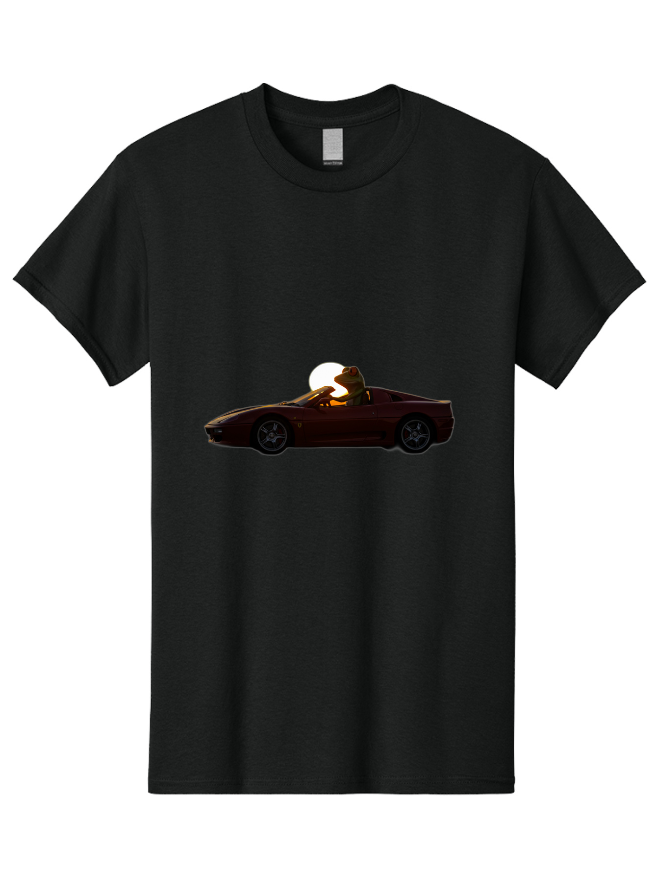 Ferrari-Convertible Men'S Graphic Tee, 100% Cotton, Comfortable Casual Summer Wear, Machine Washable, Vintage Camera, Old Camera, Antique Camera, Black Camera, Classic Photography, Photography Equipment, Nostalgic Device, Film Camera, Baf804