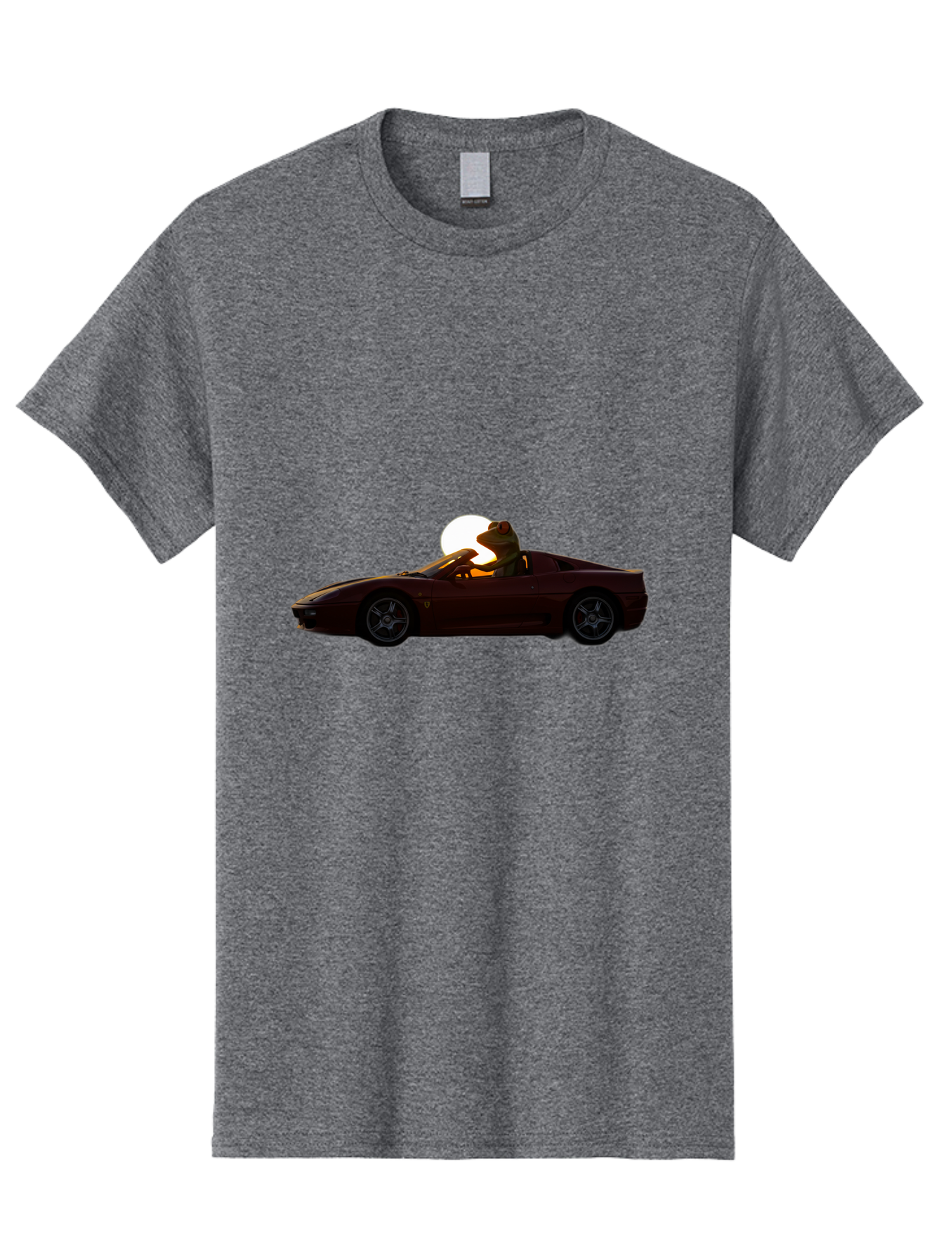 Ferrari-Convertible Men'S Graphic Tee, 100% Cotton, Comfortable Casual Summer Wear, Machine Washable, Vintage Camera, Old Camera, Antique Camera, Black Camera, Classic Photography, Photography Equipment, Nostalgic Device, Film Camera, Baf804