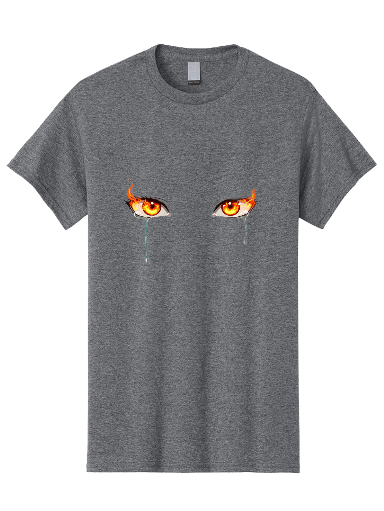 Fiery-Eyes-2 Men'S Graphic Tee, 100% Cotton, Comfortable Casual Summer Wear, Machine Washable, Vintage Camera, Old Camera, Antique Camera, Black Camera, Classic Photography, Photography Equipment, Nostalgic Device, Film Camera, Camera Art Baf809