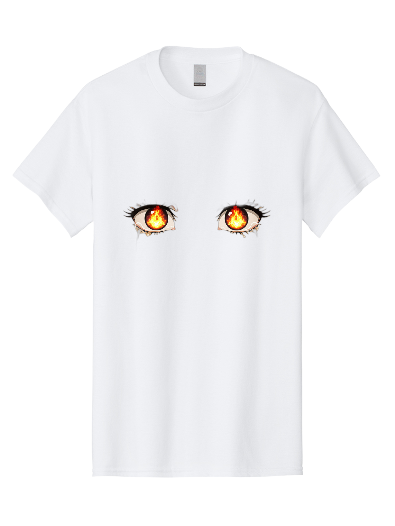 Fiery-Eyes-3 Men'S Graphic Tee, 100% Cotton, Comfortable Casual Summer Wear, Machine Washable, Vintage Camera, Old Camera, Antique Camera, Black Camera, Classic Photography, Photography Equipment, Nostalgic Device, Film Camera, Camera Art Baf810