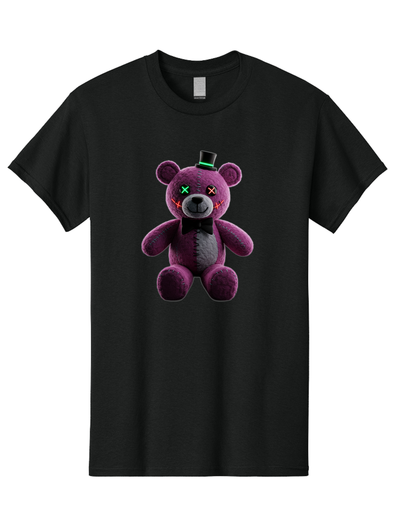 Five-Nights-At-Freddy-S-Teddy-Bear Men'S Graphic Tee, 100% Cotton, Comfortable Casual Summer Wear, Machine Washable, Vintage Camera, Old Camera, Antique Camera, Black Camera, Classic Photography, Photography Equipment, Nostalgic Device, Baf813