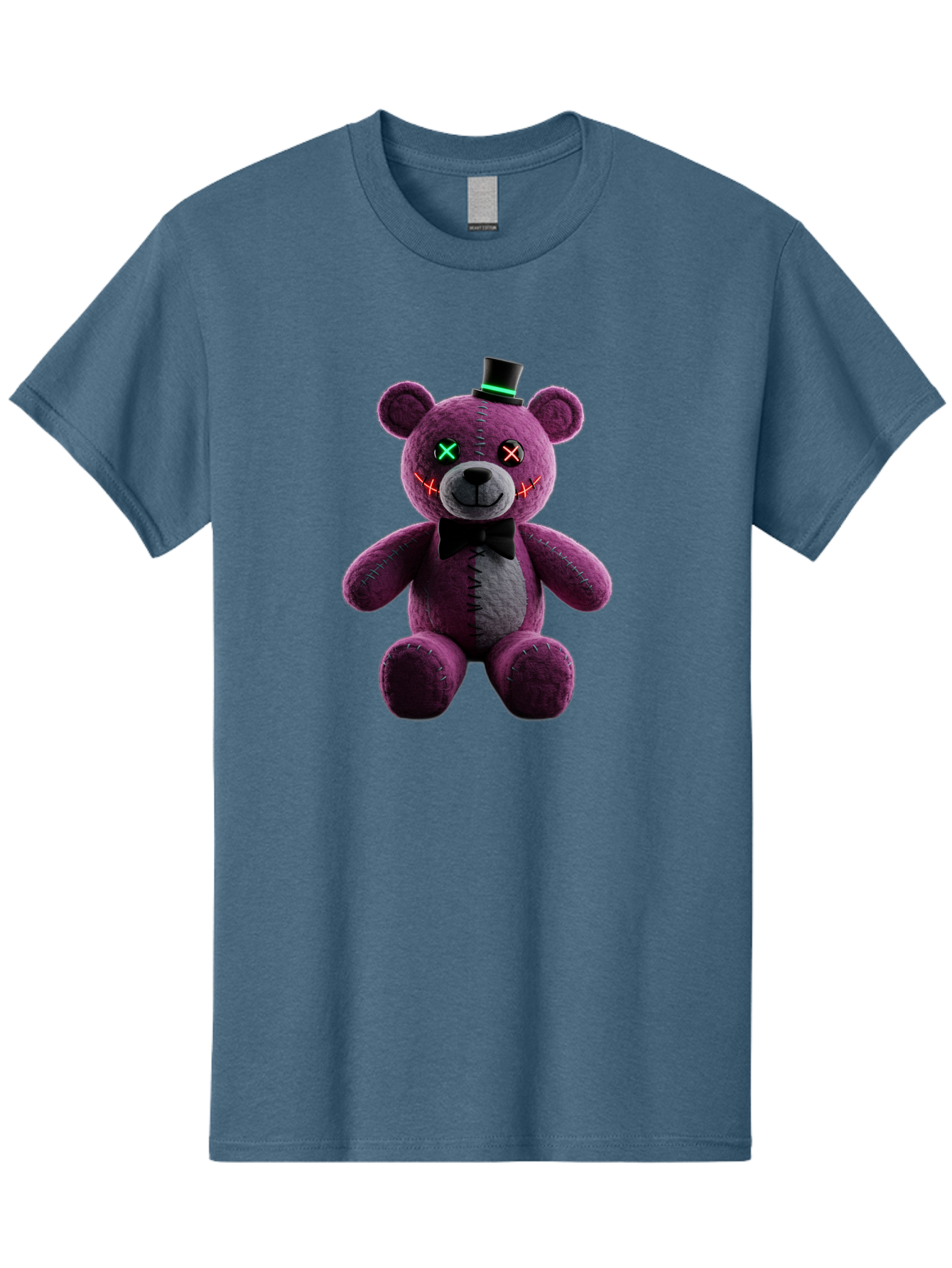 Five-Nights-At-Freddy-S-Teddy-Bear Men'S Graphic Tee, 100% Cotton, Comfortable Casual Summer Wear, Machine Washable, Vintage Camera, Old Camera, Antique Camera, Black Camera, Classic Photography, Photography Equipment, Nostalgic Device, Baf813