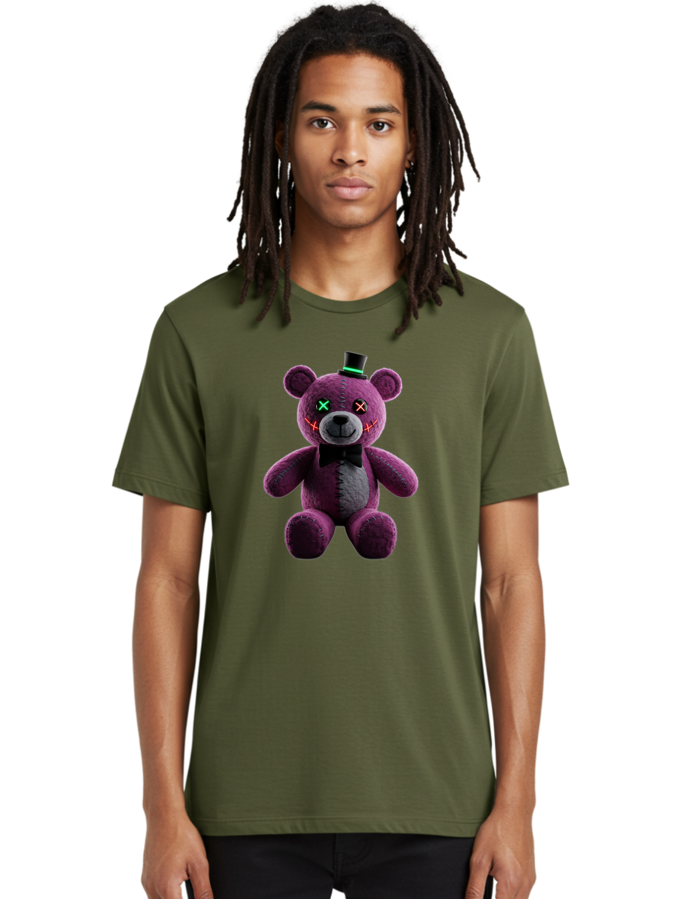 Five-Nights-At-Freddy-S-Teddy-Bear Men'S Graphic Tee, 100% Cotton, Comfortable Casual Summer Wear, Machine Washable, Vintage Camera, Old Camera, Antique Camera, Black Camera, Classic Photography, Photography Equipment, Nostalgic Device, Baf813