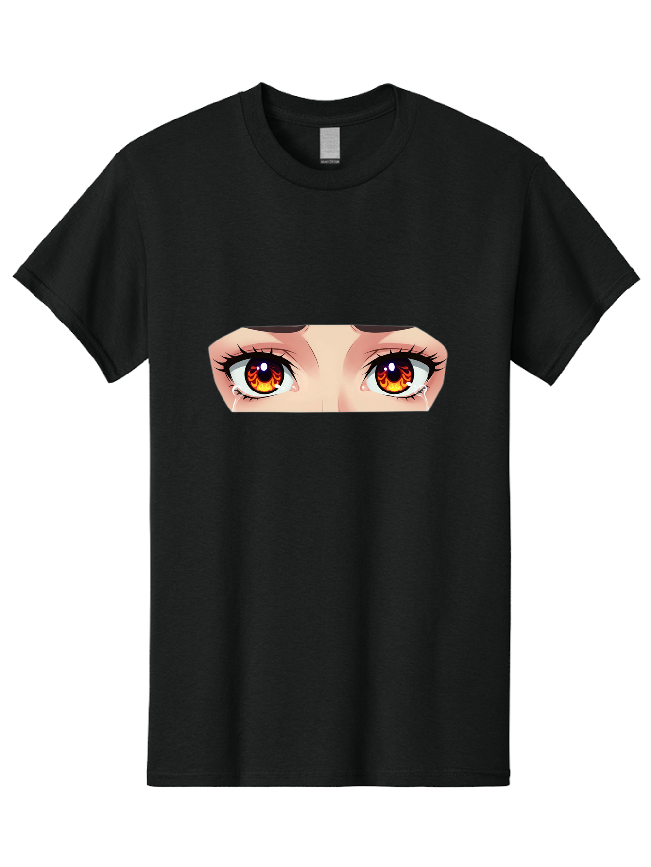 Flaming-Eyes-2 Men'S Graphic Tee, 100% Cotton, Comfortable Casual Summer Wear, Machine Washable, Vintage Camera, Old Camera, Antique Camera, Black Camera, Classic Photography, Photography Equipment, Nostalgic Device, Film Camera, Camera Art Baf815