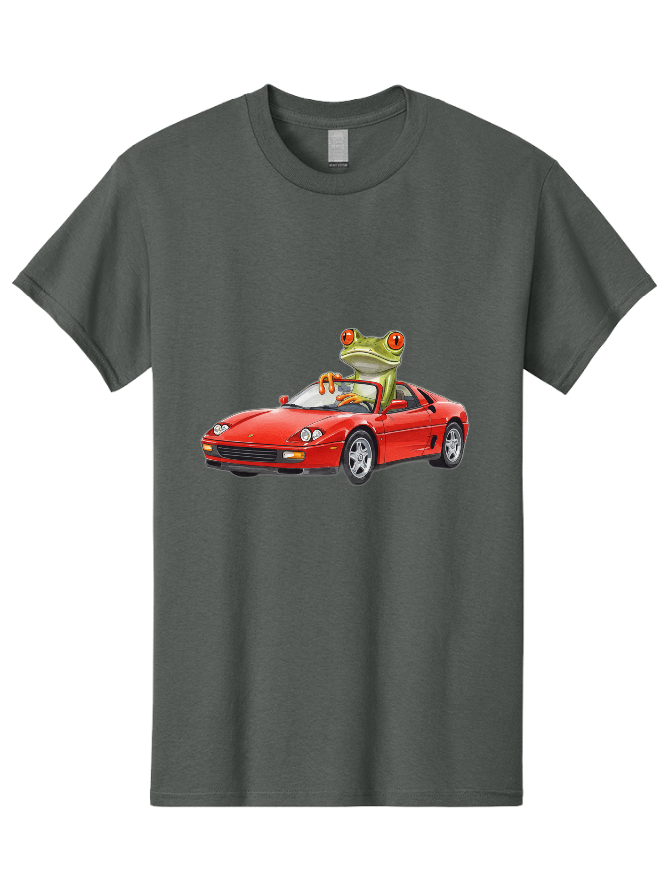 Frog-Driving-Ferrari Men'S Graphic Tee, 100% Cotton, Comfortable Casual Summer Wear, Machine Washable, Vintage Camera, Old Camera, Antique Camera, Black Camera, Classic Photography, Photography Equipment, Nostalgic Device, Film Camera, Baf821