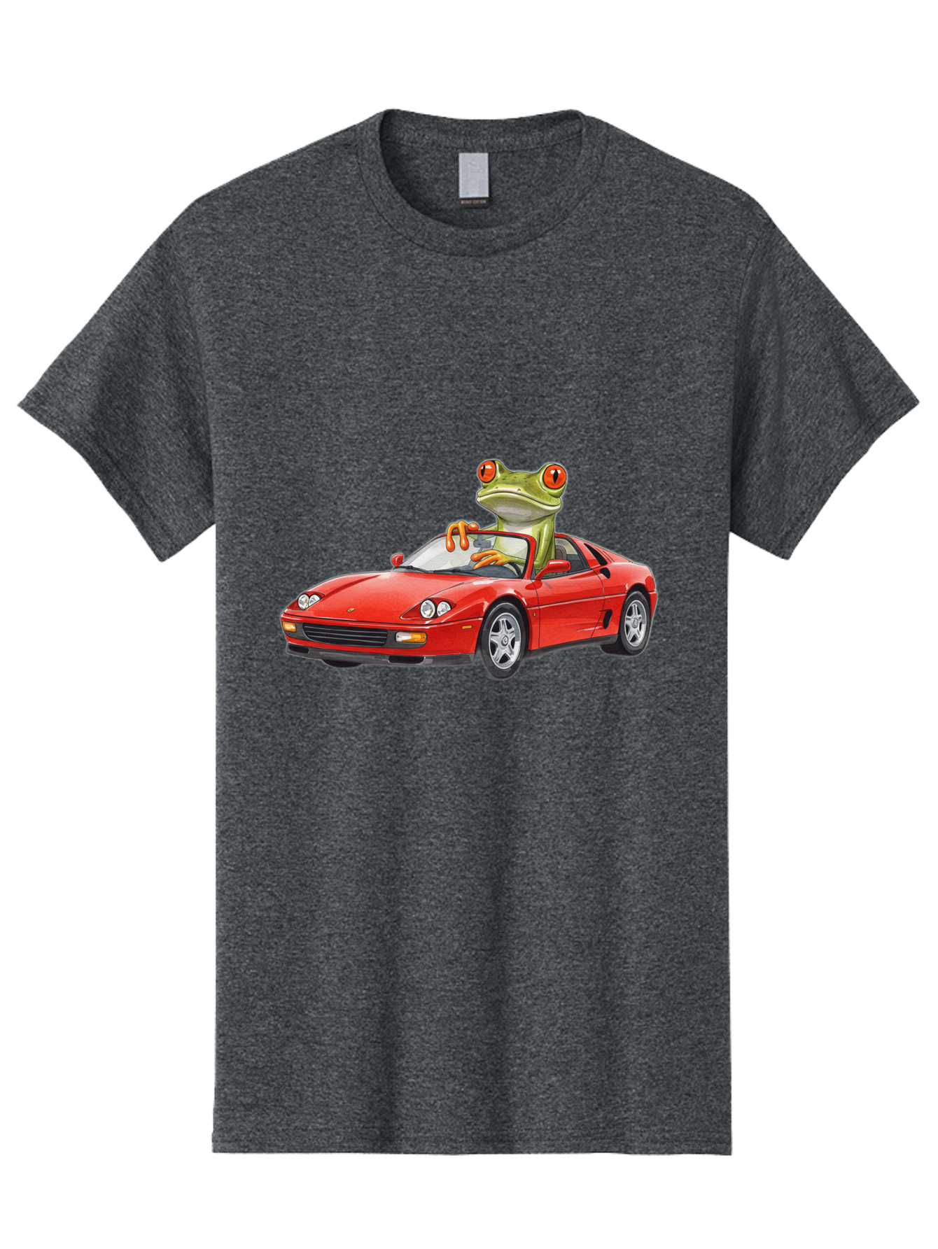 Frog-Driving-Ferrari Men'S Graphic Tee, 100% Cotton, Comfortable Casual Summer Wear, Machine Washable, Vintage Camera, Old Camera, Antique Camera, Black Camera, Classic Photography, Photography Equipment, Nostalgic Device, Film Camera, Baf821
